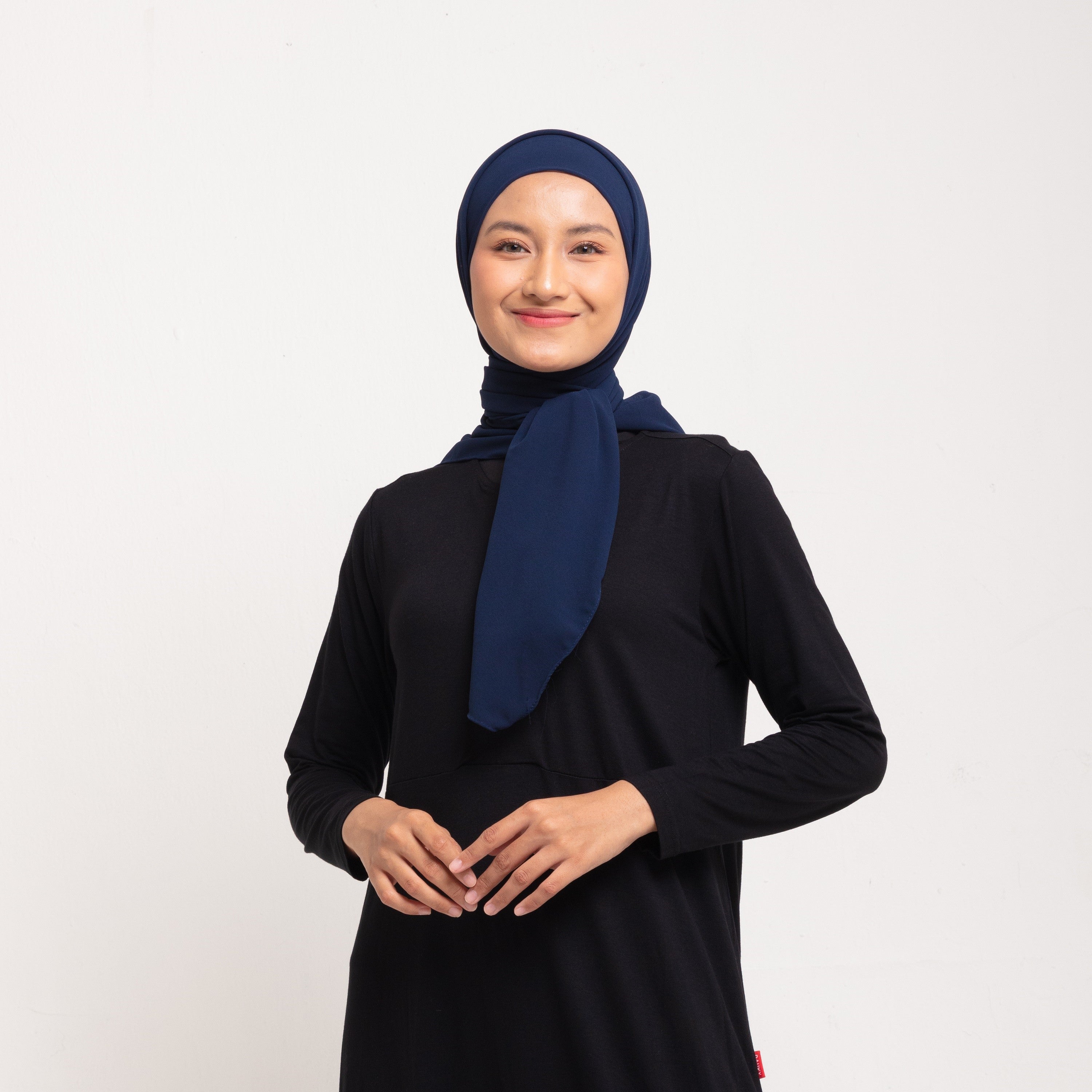 Hijab Square Instan - Navy
