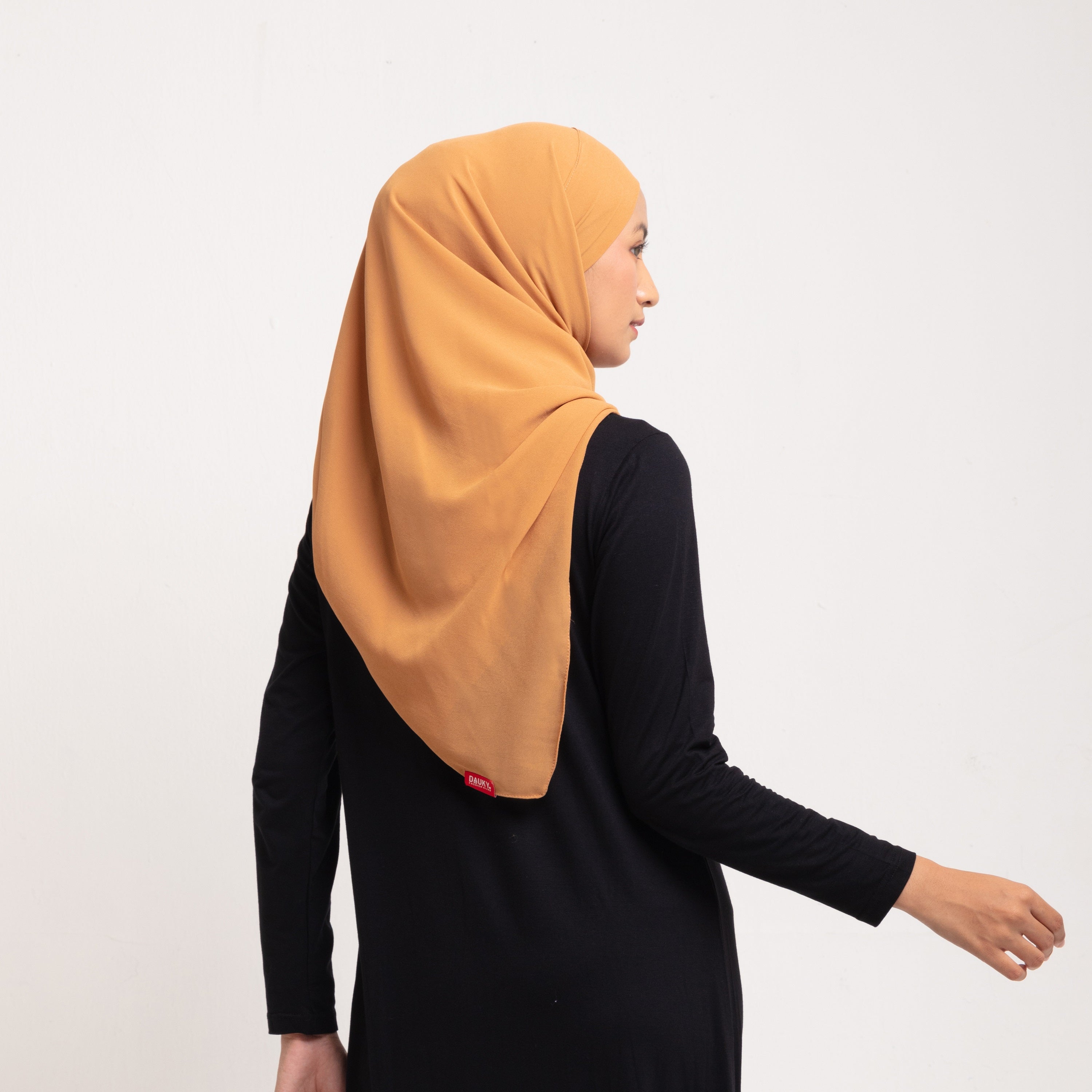 Hijab Square Instan - Bronze
