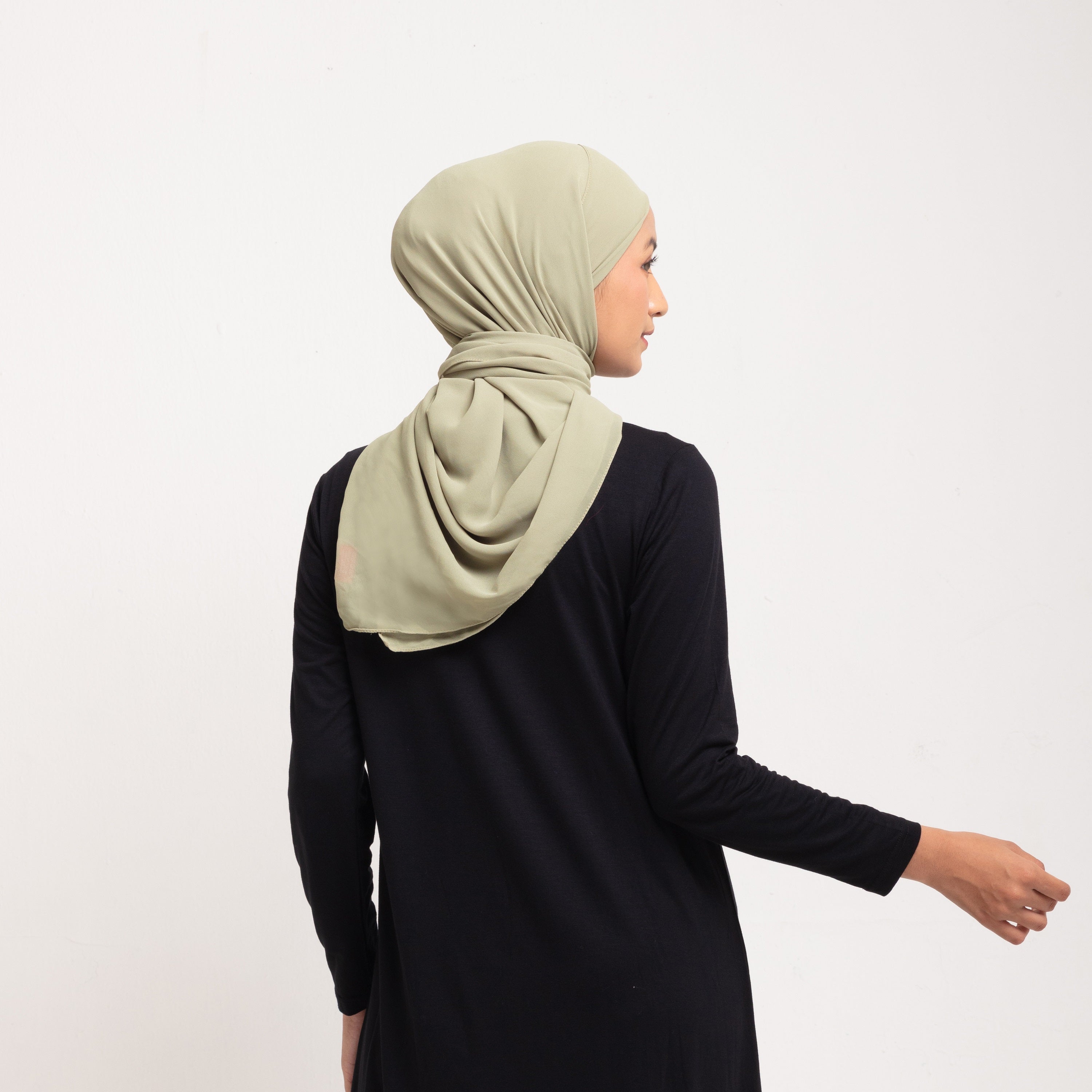 Hijab Square Instan - Sage