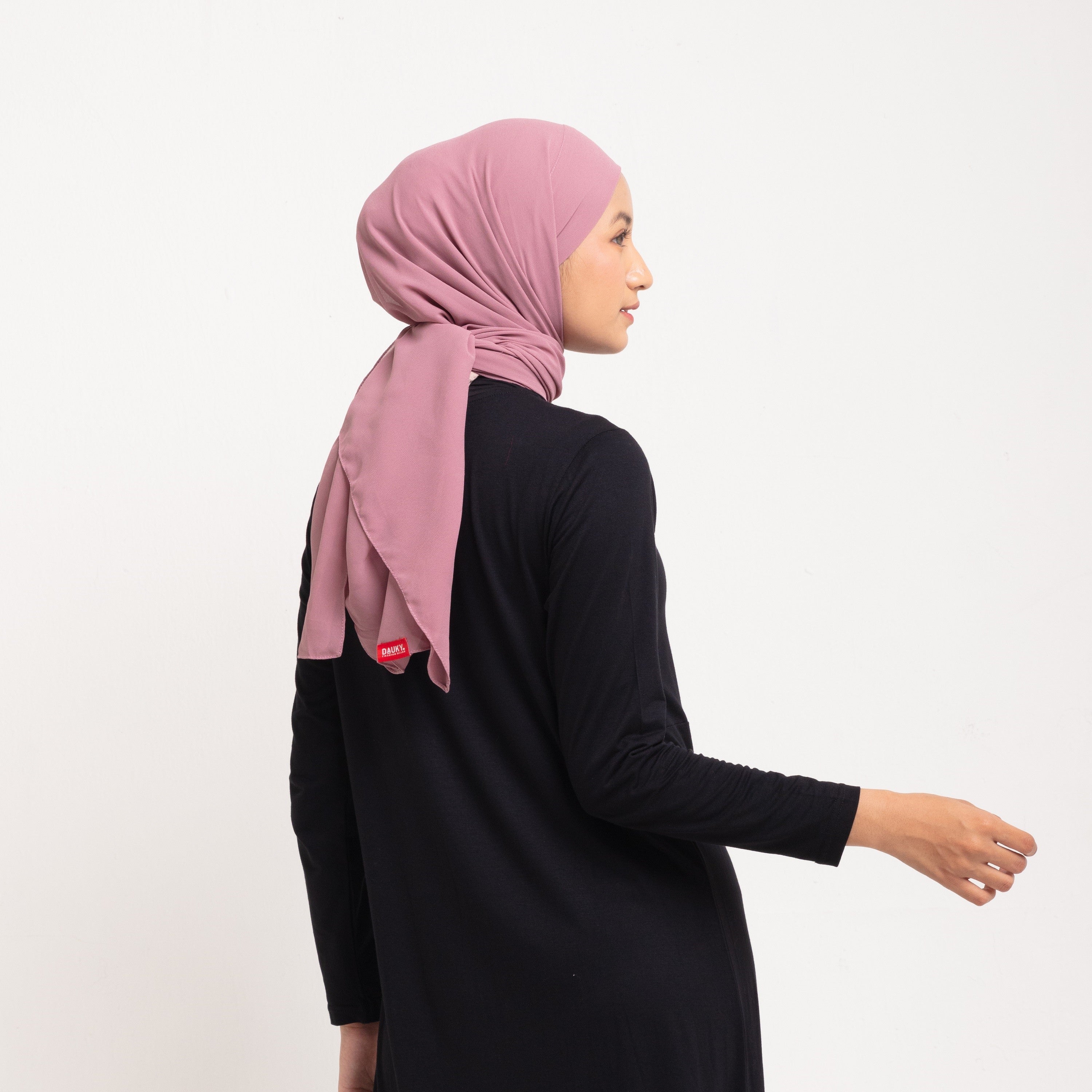 Hijab Square Instan - Marsala