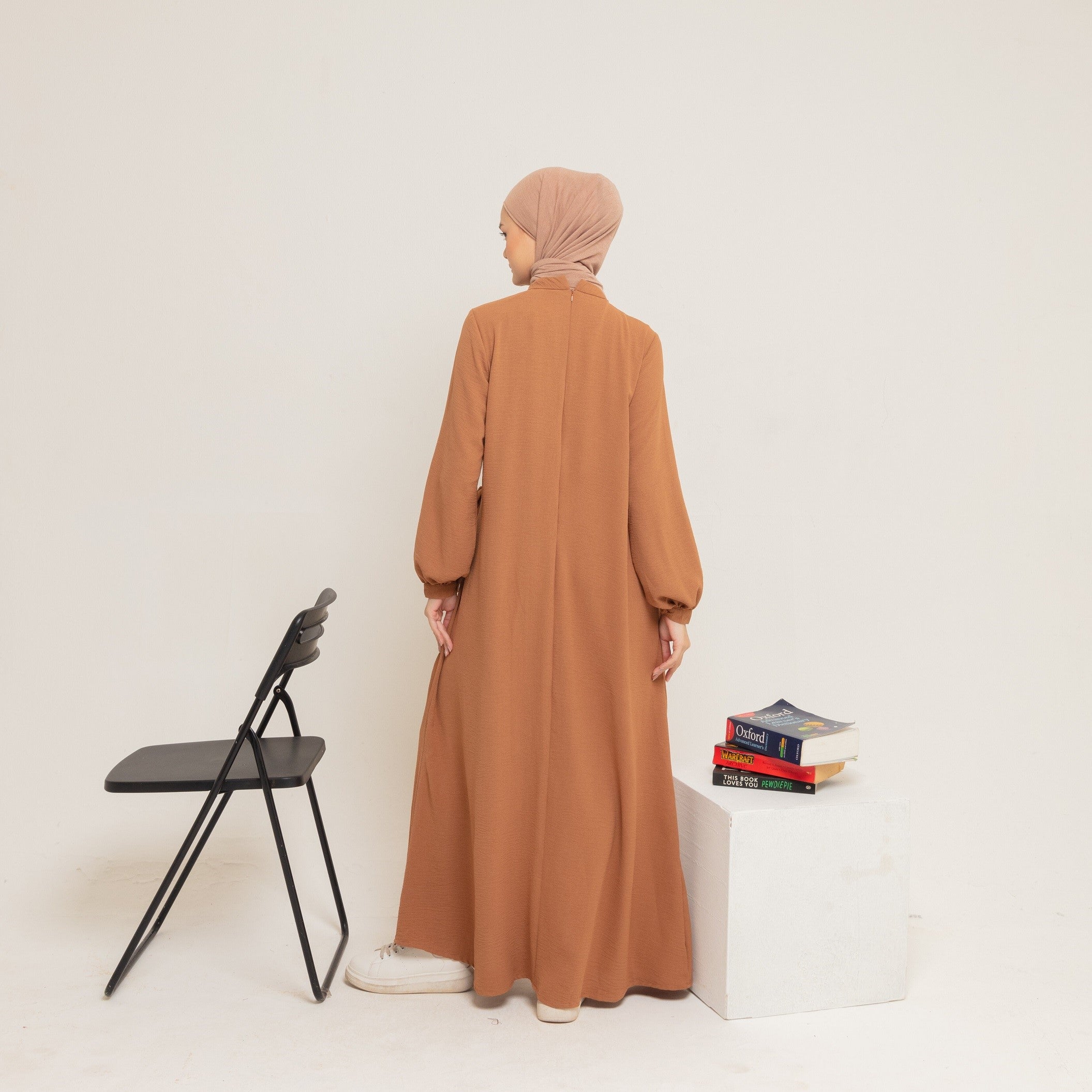 L Dress Side Belt - Coklat