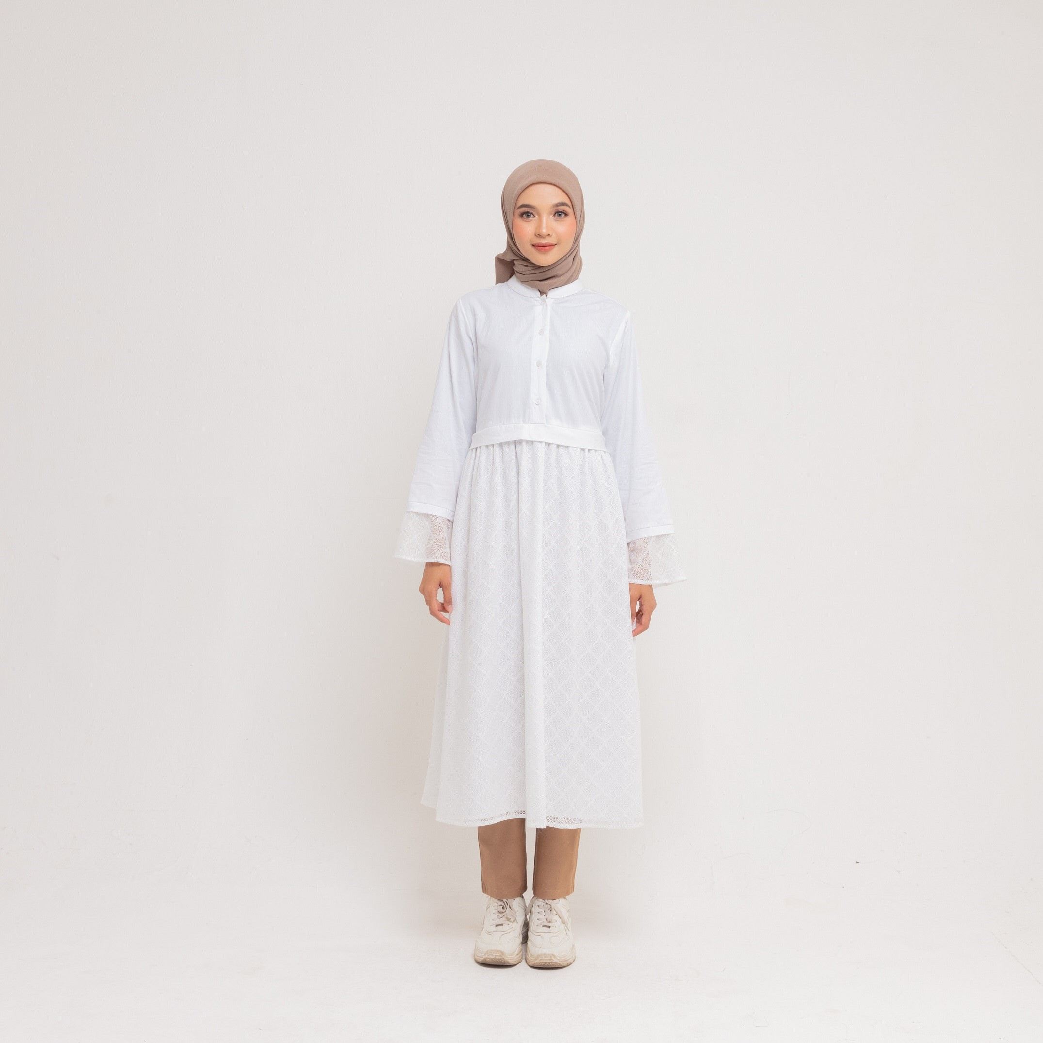M Dress Lace Katun Belt
