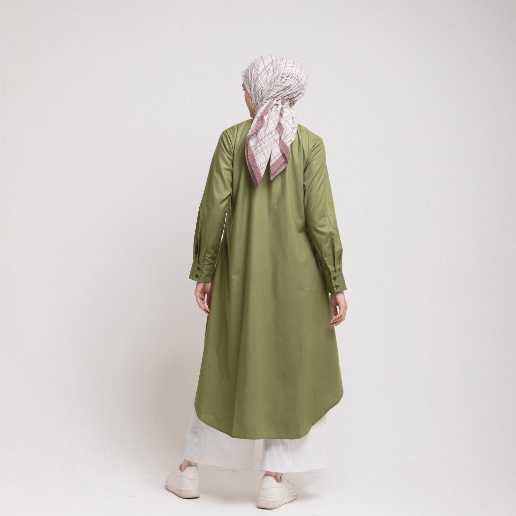 Dauky Atasan Wanita L Tunik Toyobo Smart Collection - Olive