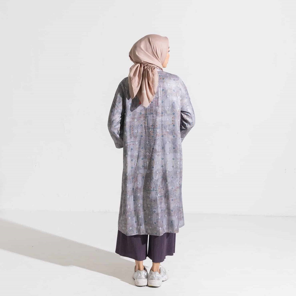 Cardigan Atasan Wanita Outer Bohe Series - Silvergrey