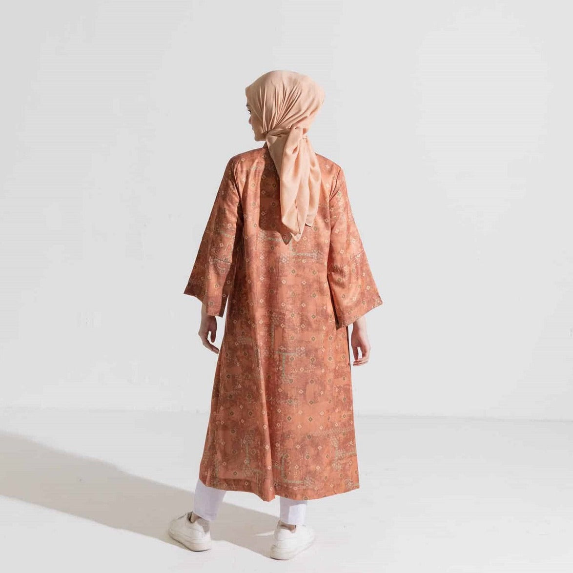 Dress Wanita muslim Dauky Gamis M Dress Bohe Series - Teracotta