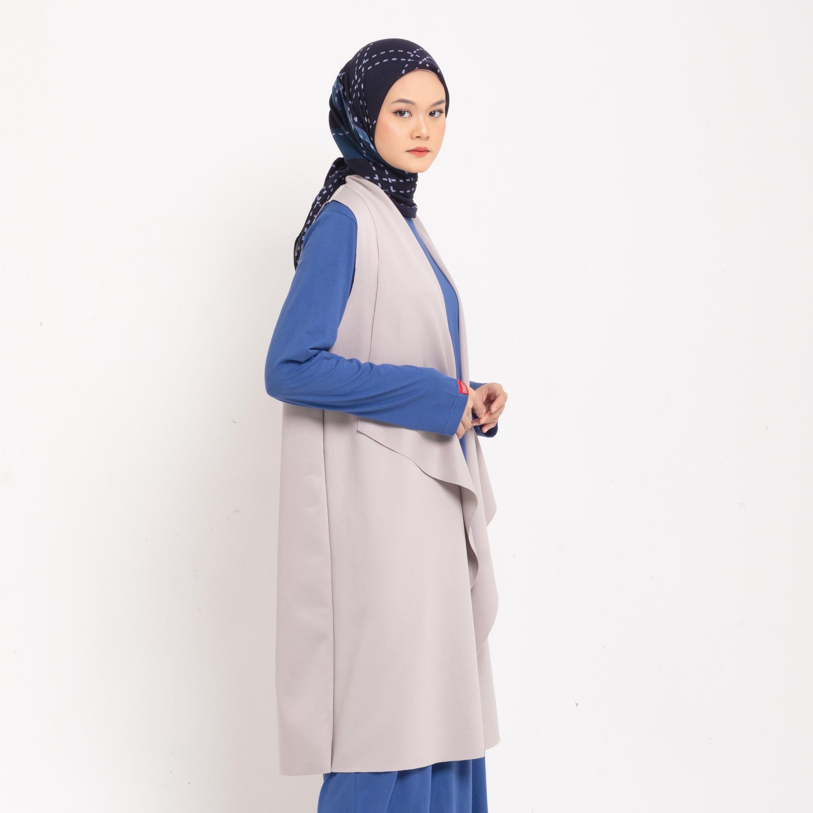 Vest Scuba Ruffles - Khaky