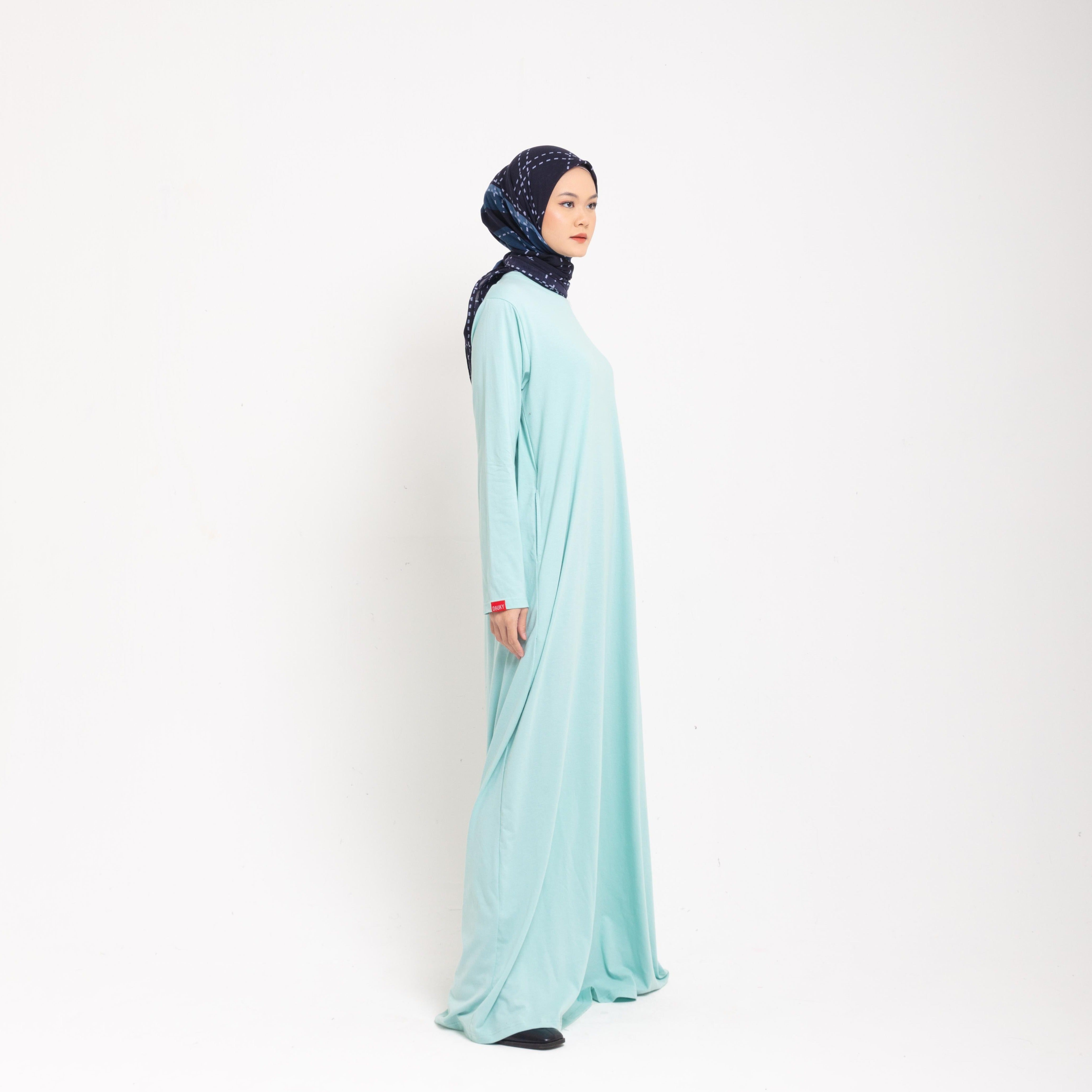 Dress Wanita Muslim Dauky Dress Combed - Sagee