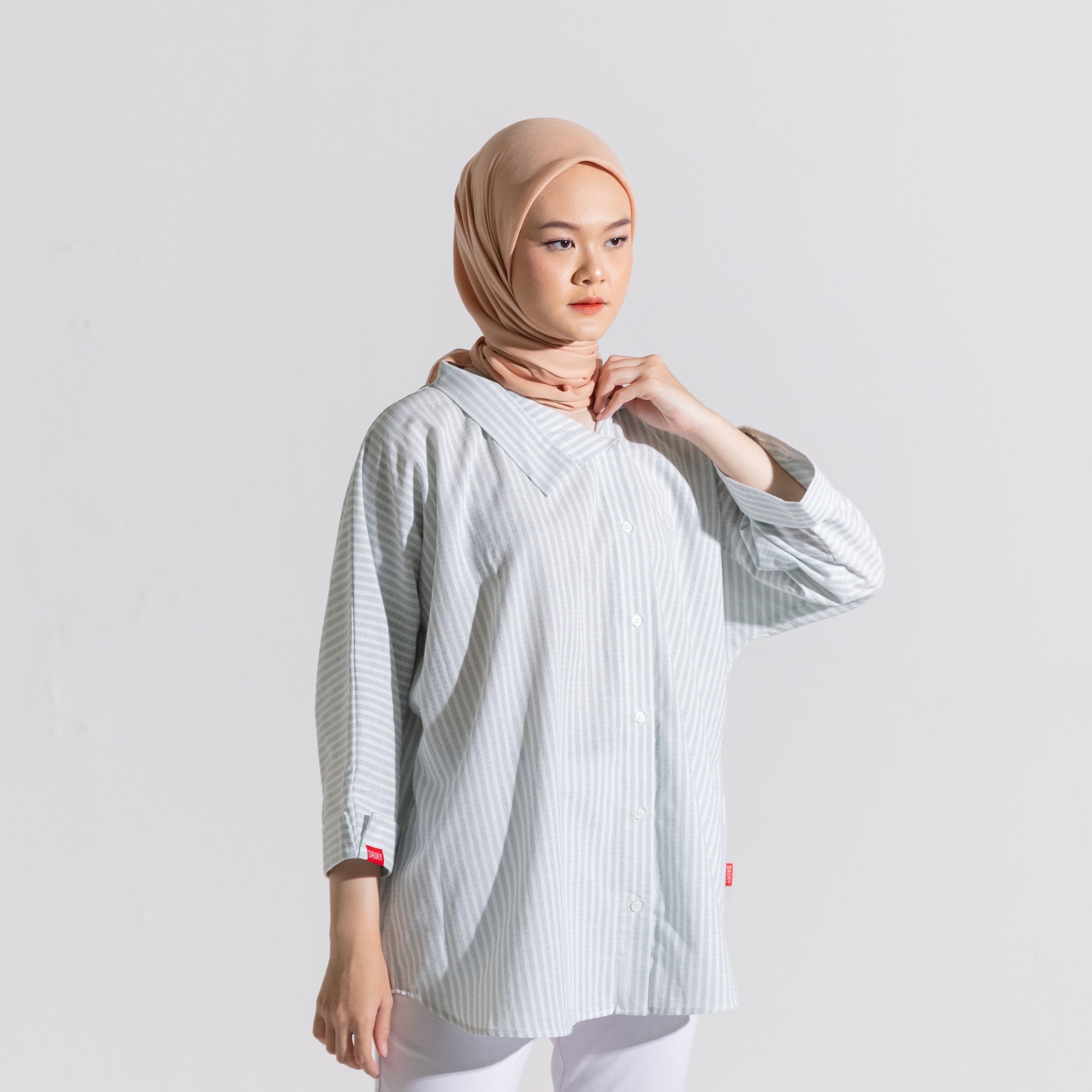 M Tunik Batwing Stripe