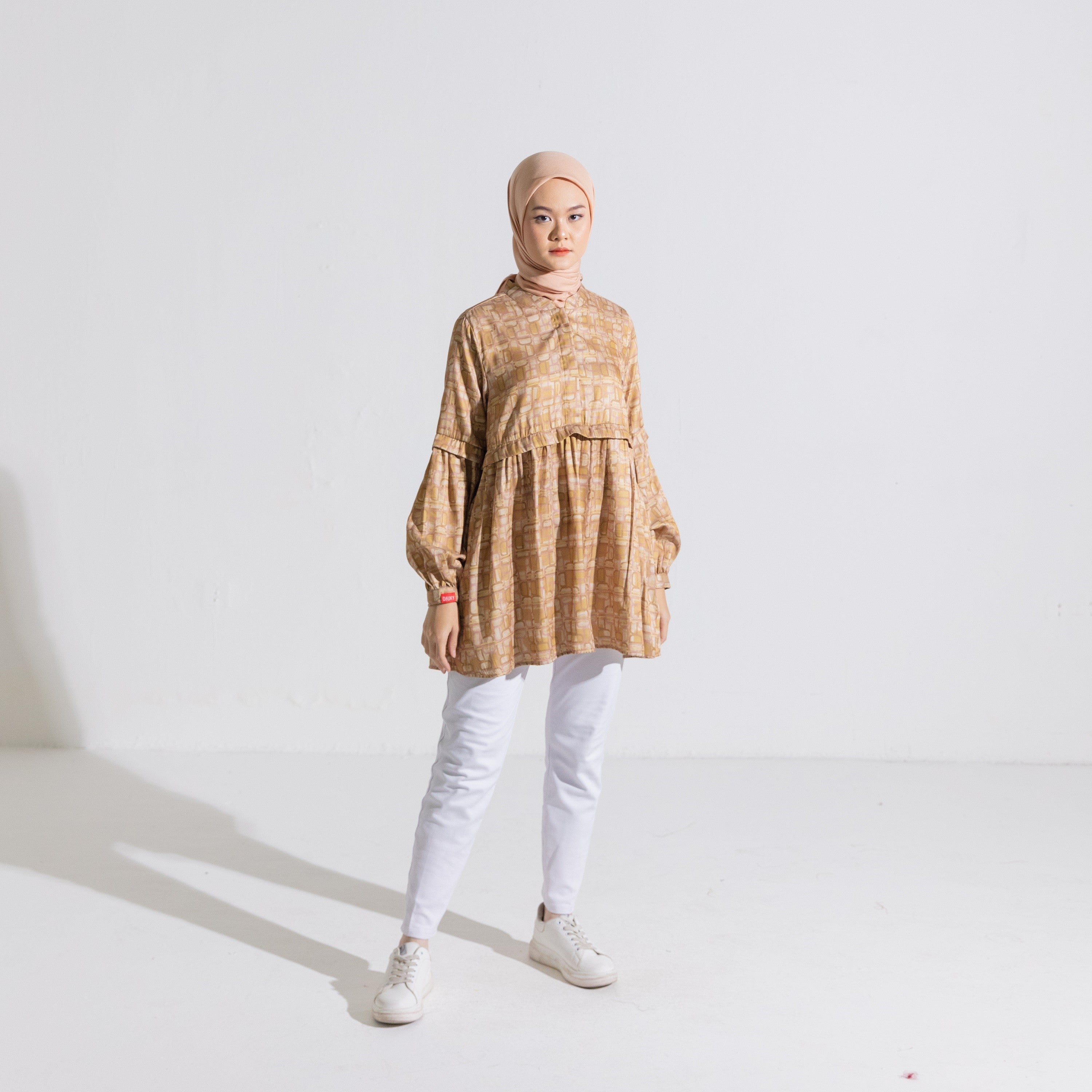 M Tunik Monogram - Nude