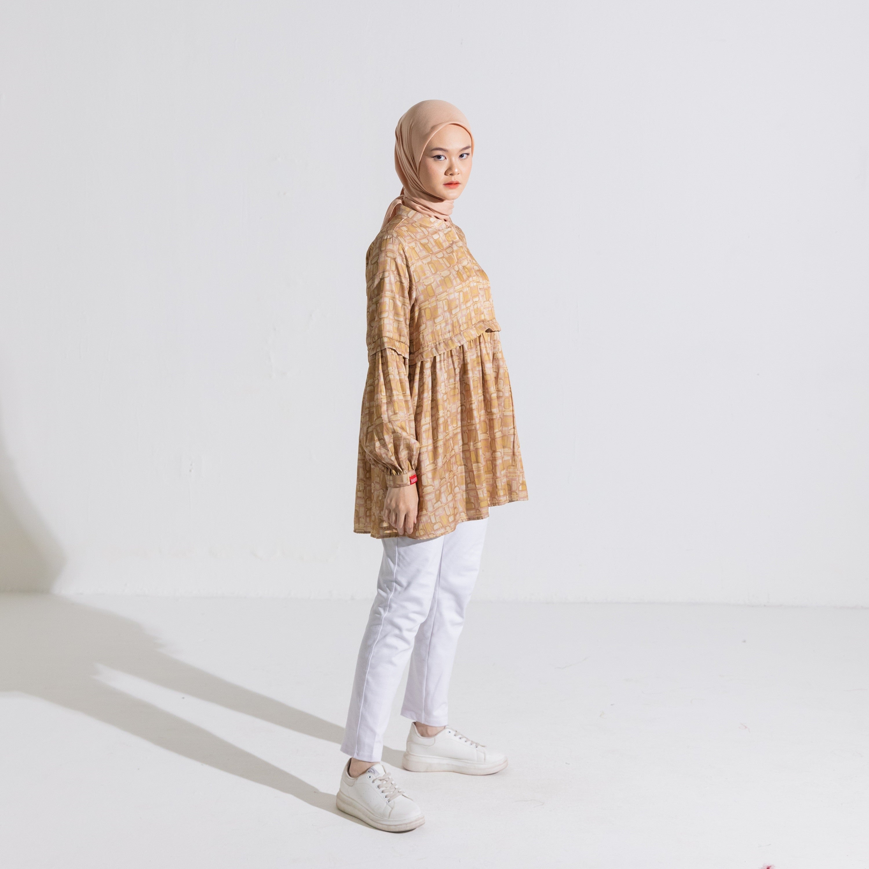 M Tunik Monogram - Nude