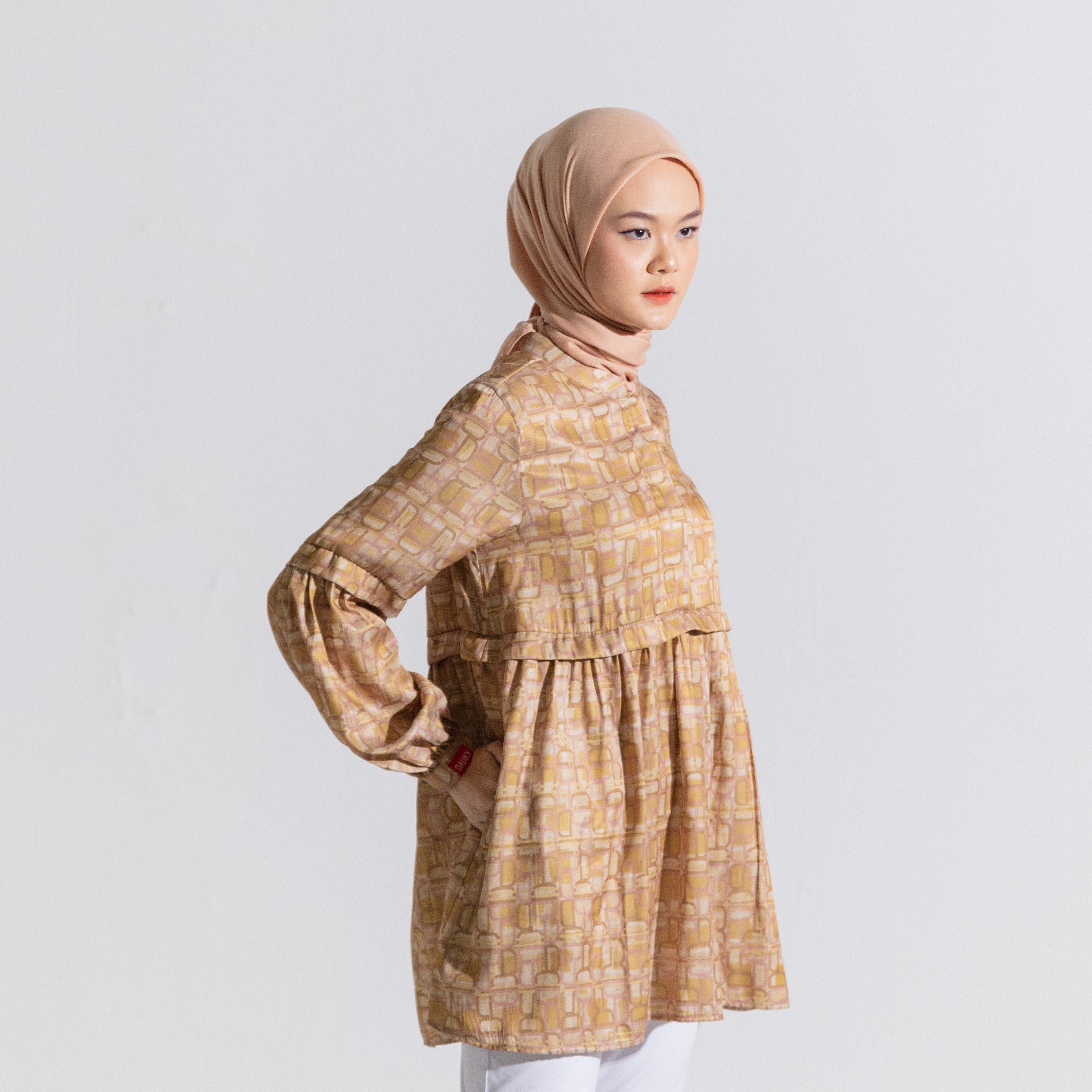 M Tunik Monogram - Nude