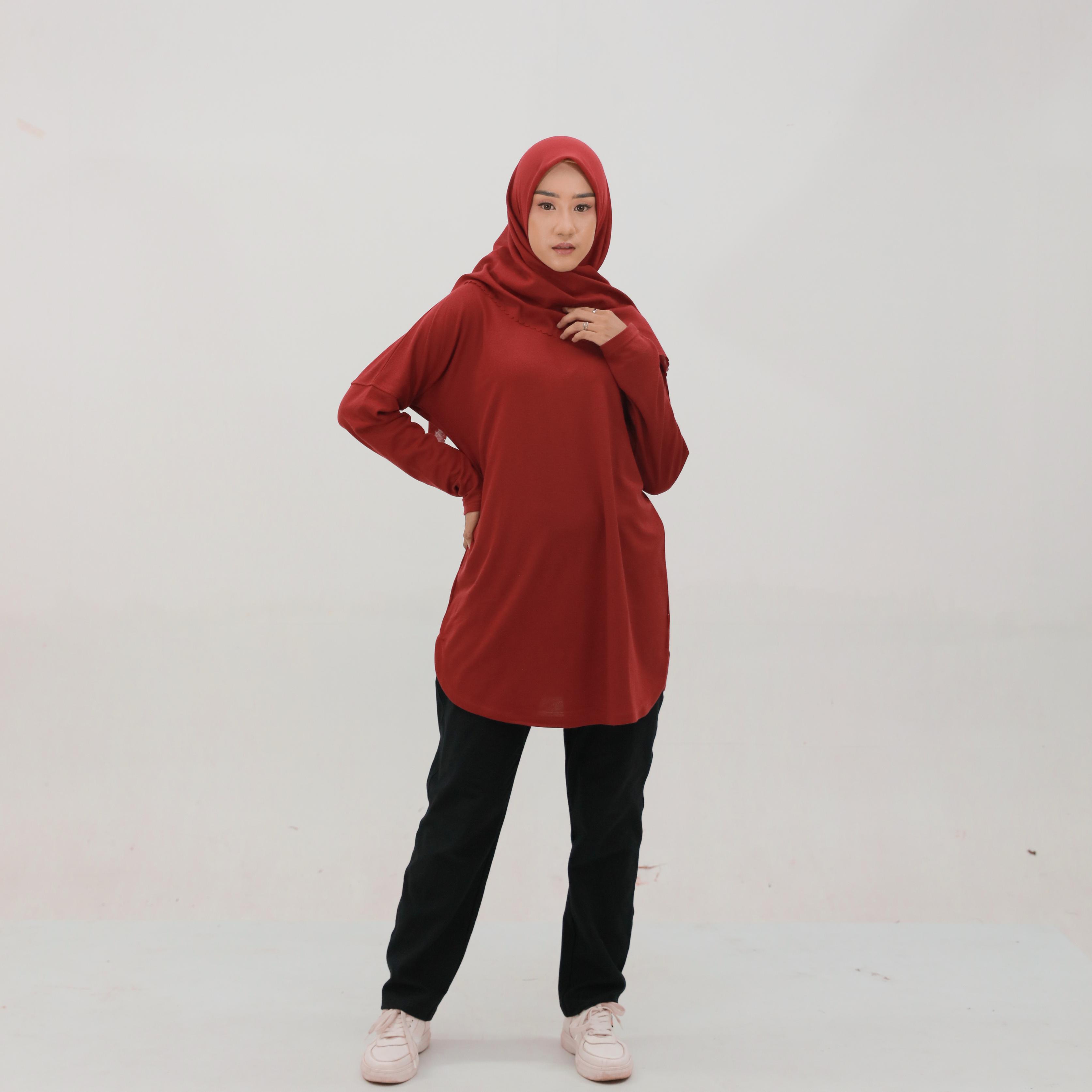 M Tunik Lacos - Maroon