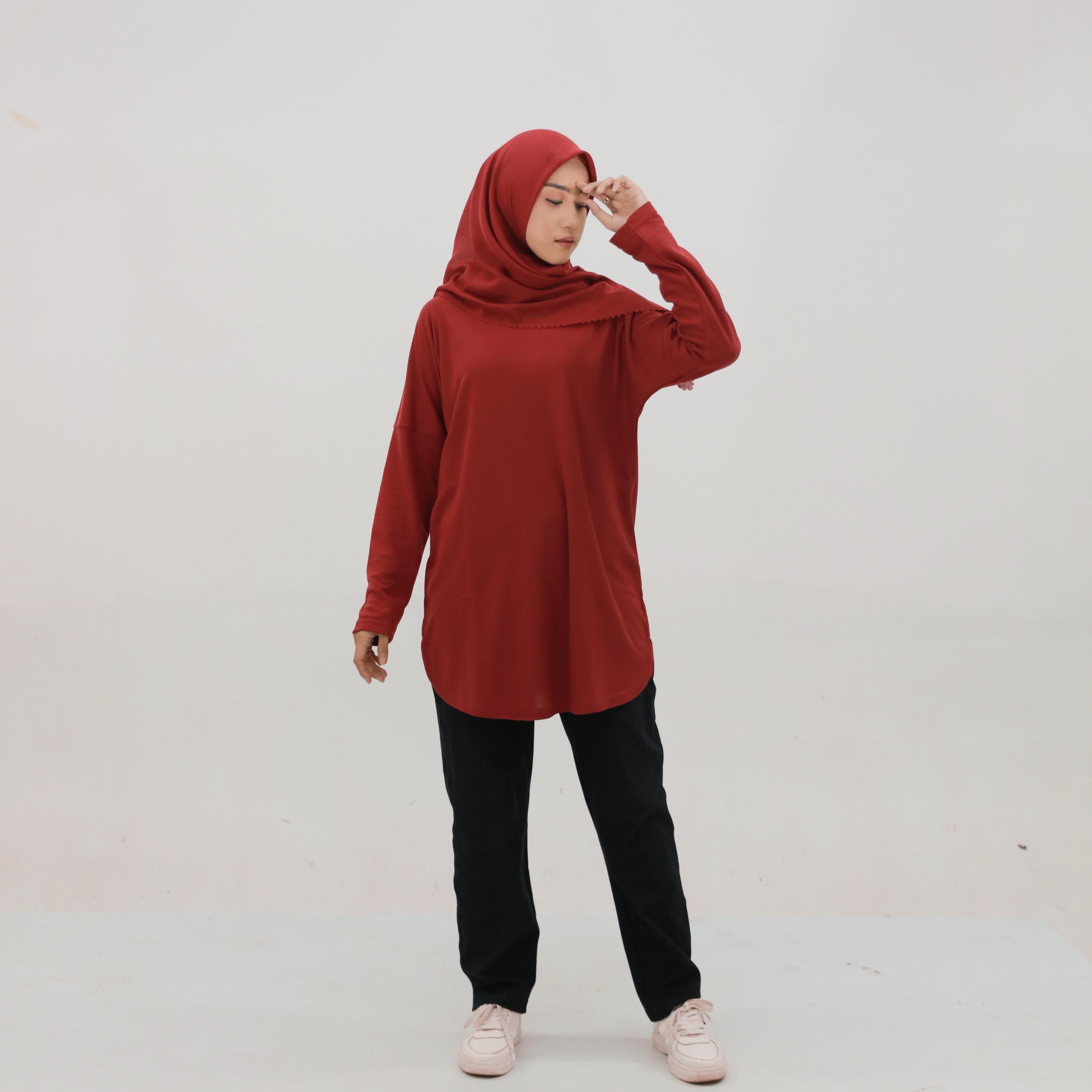 M Tunik Lacos - Maroon