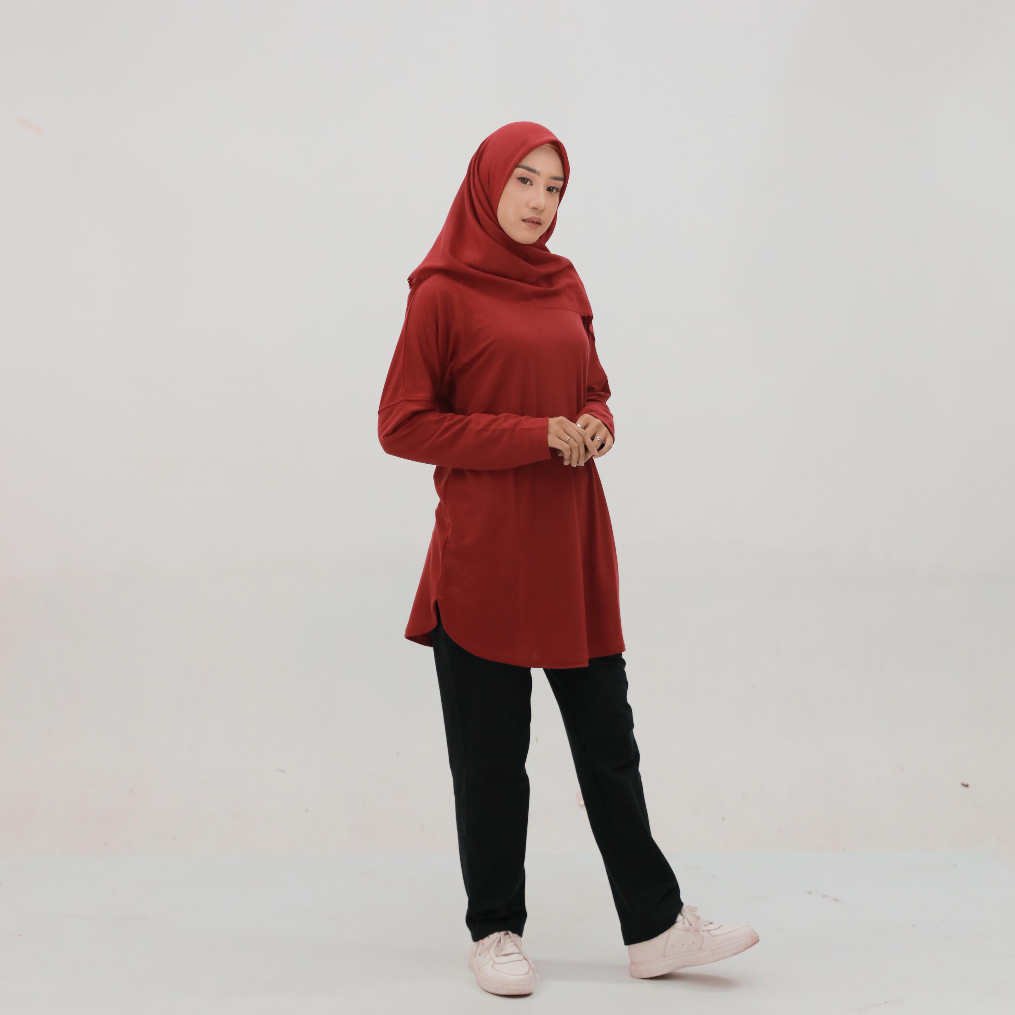 M Tunik Lacos - Maroon