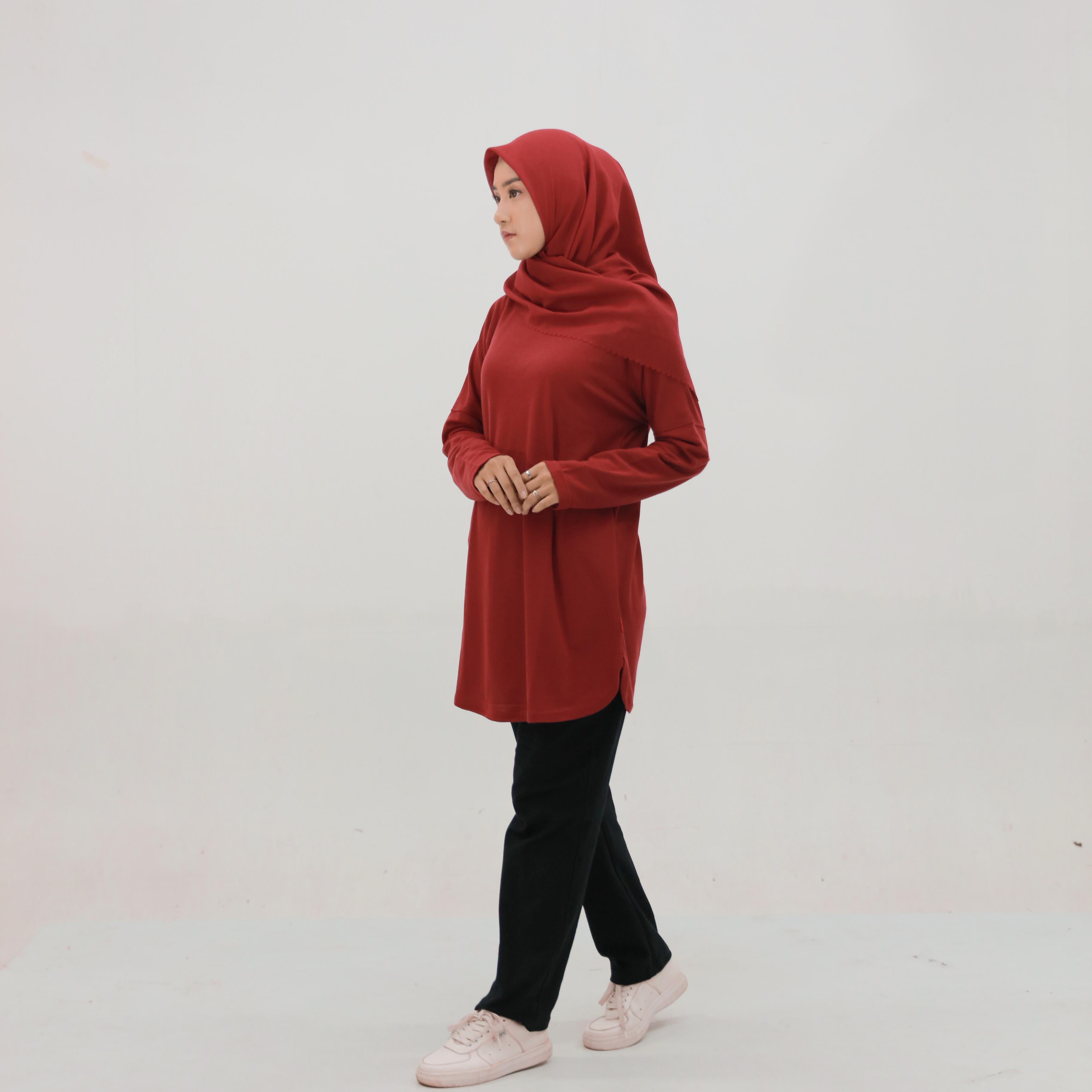 M Tunik Lacos - Maroon