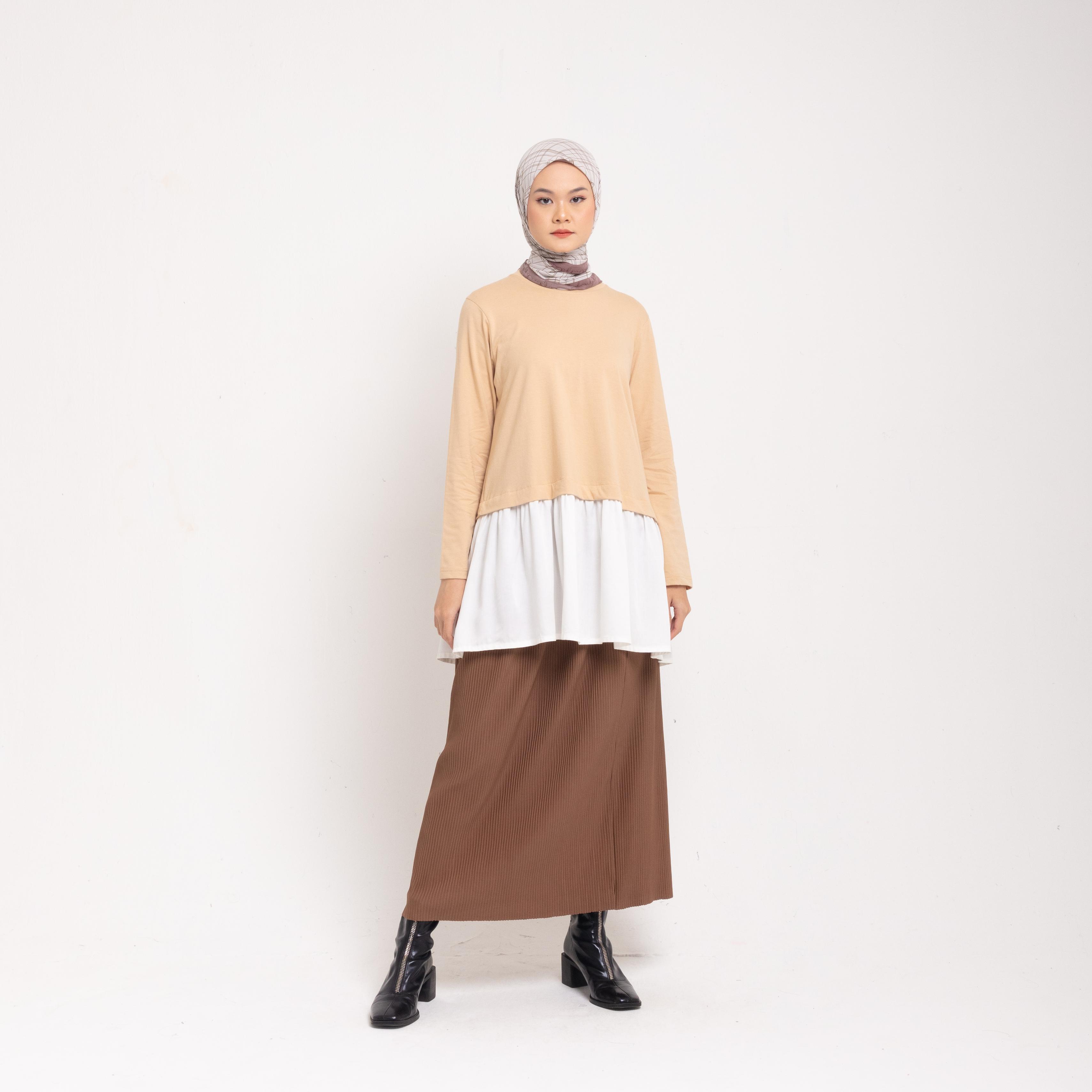 M Tunik Combed Ruffles Rayon - Coksu