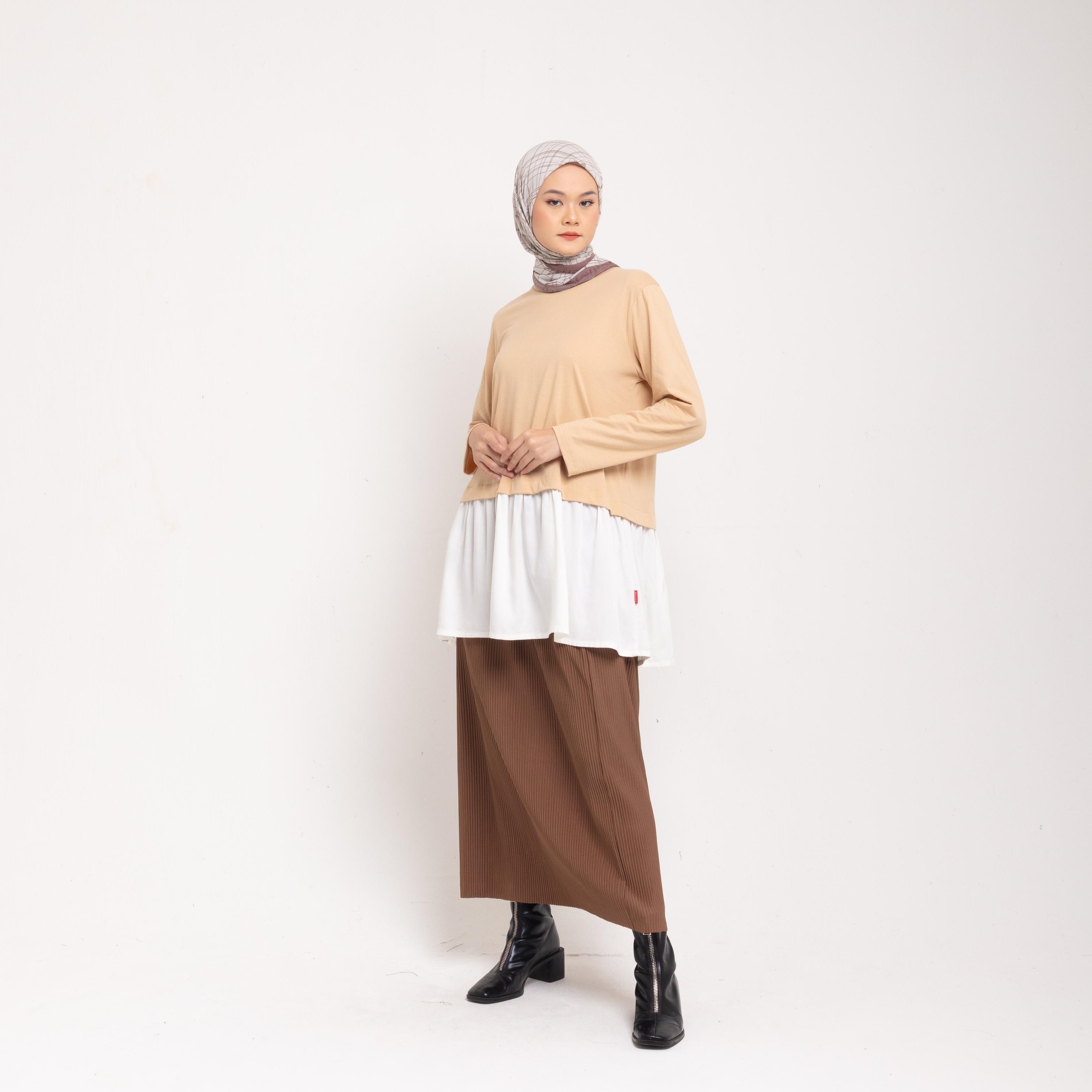 M Tunik Combed Ruffles Rayon - Coksu