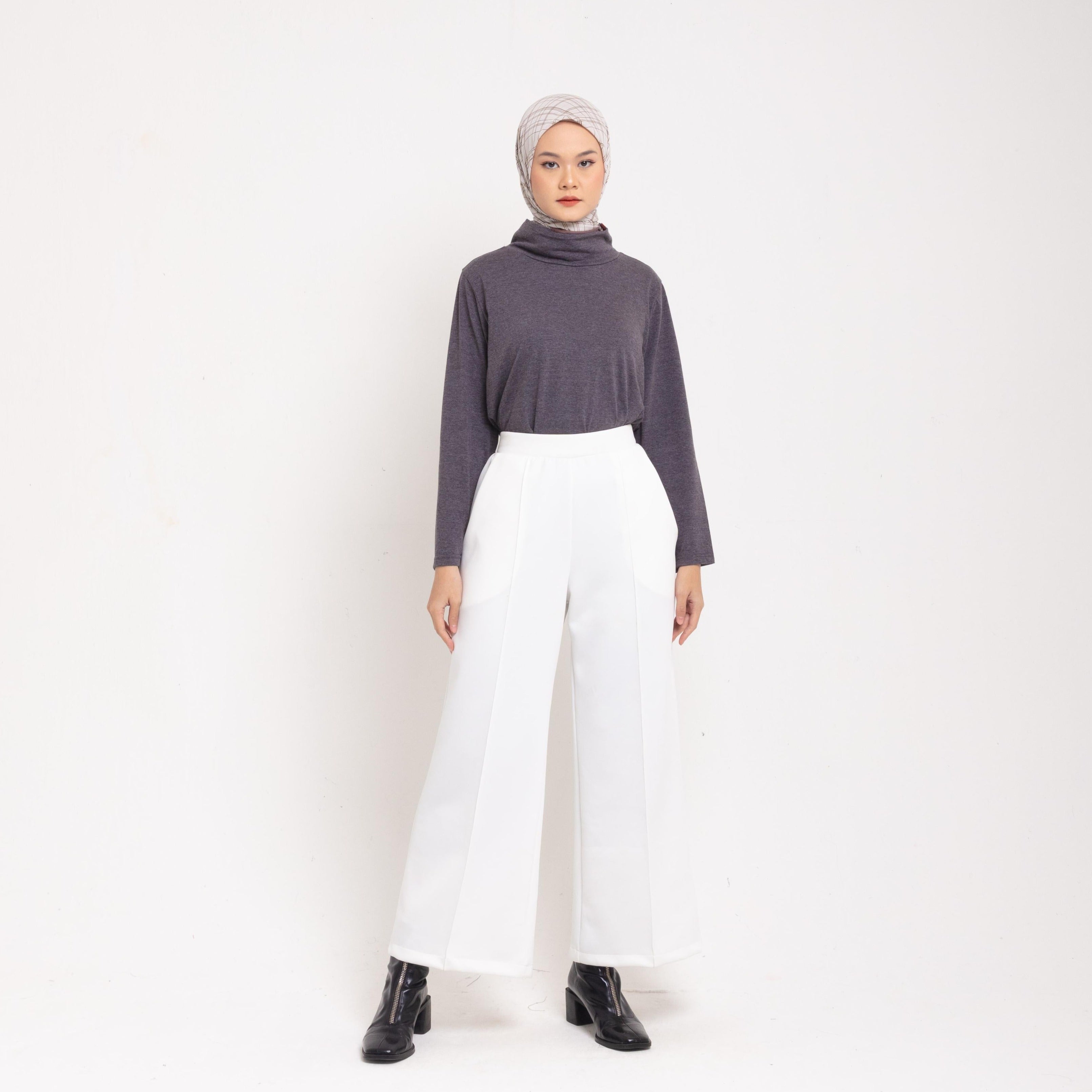 Dauky Celana Panjang Palazo Scuba Executive Collection - BW