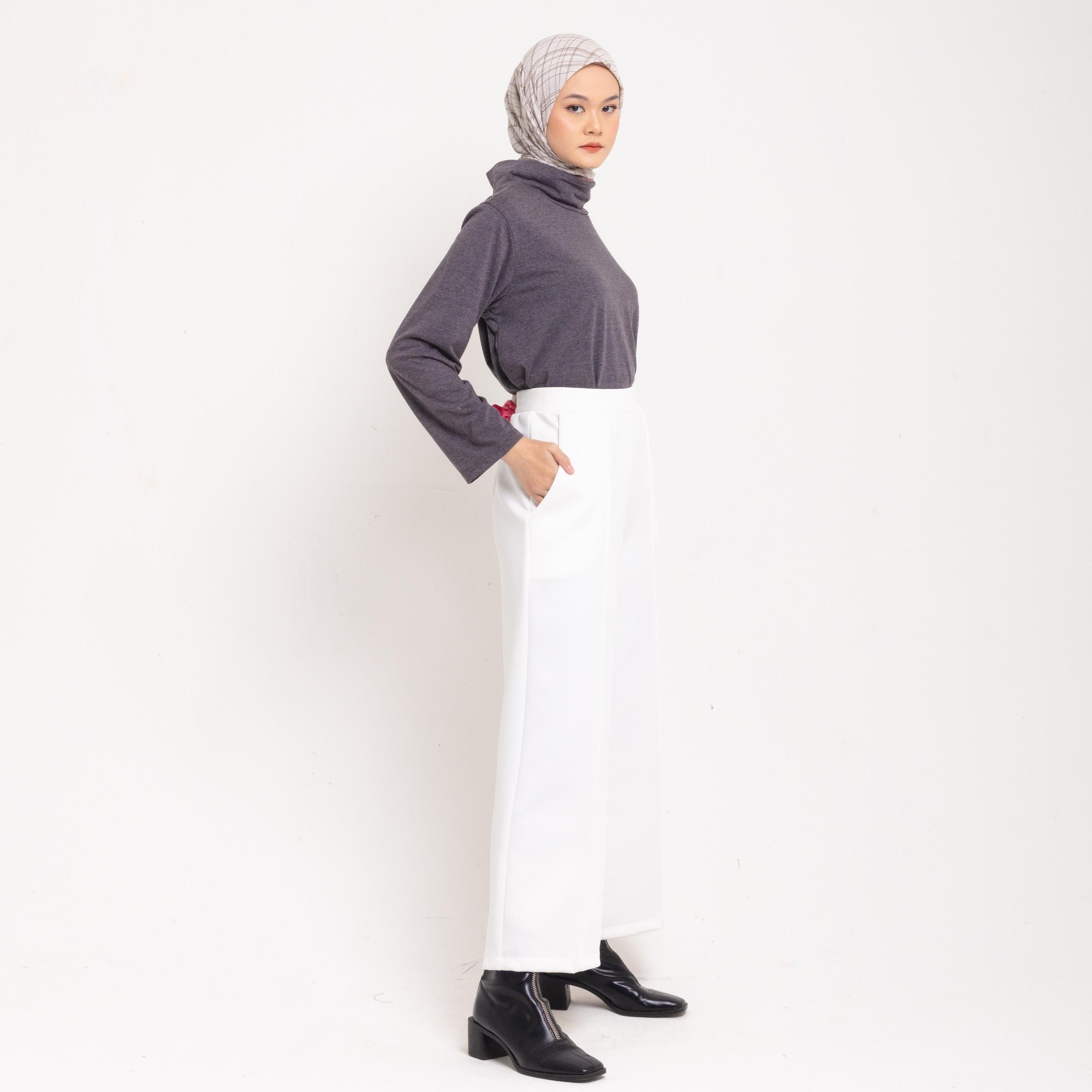 Dauky Celana Panjang Palazo Scuba Executive Collection - BW