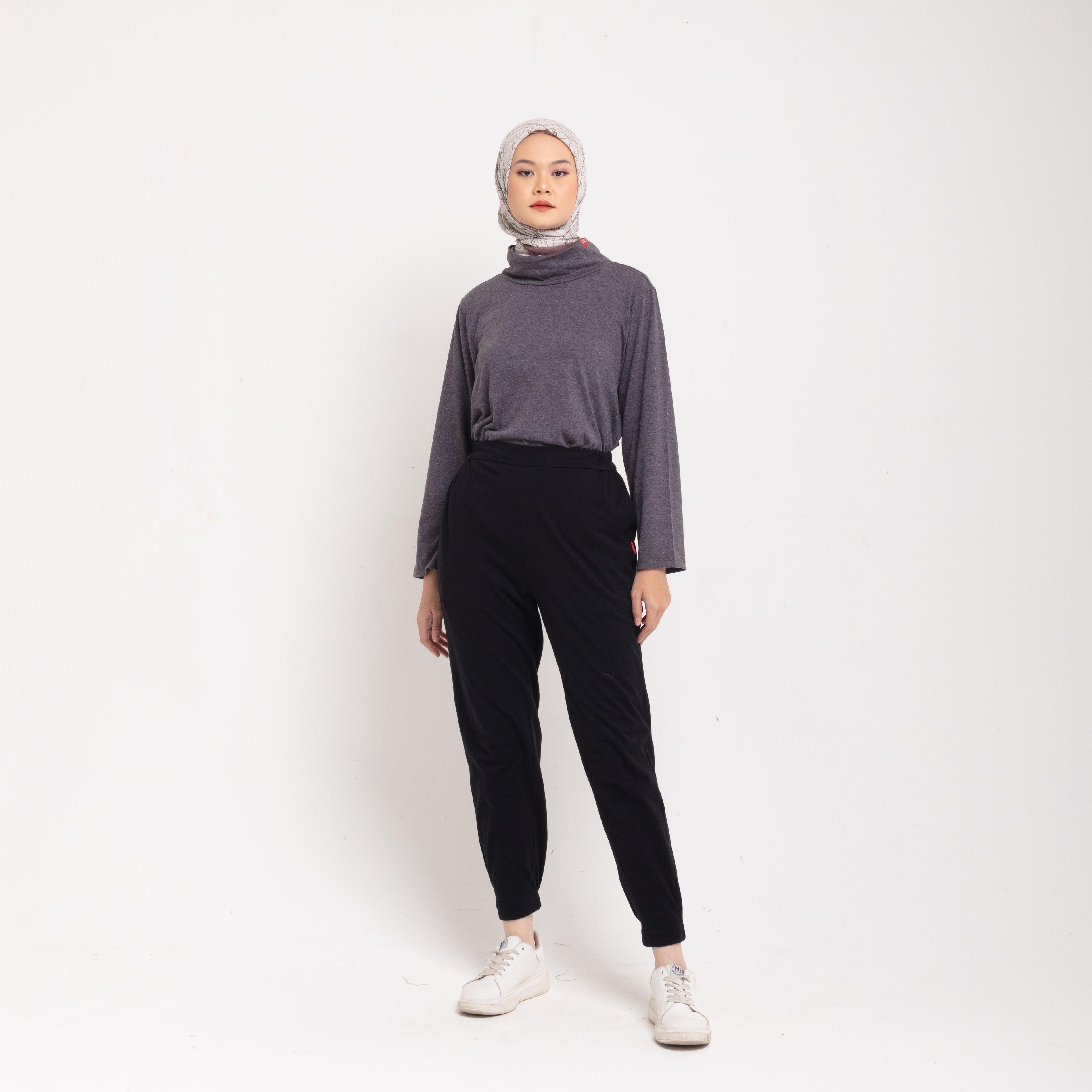 Jogger Panst Combed - Hitam