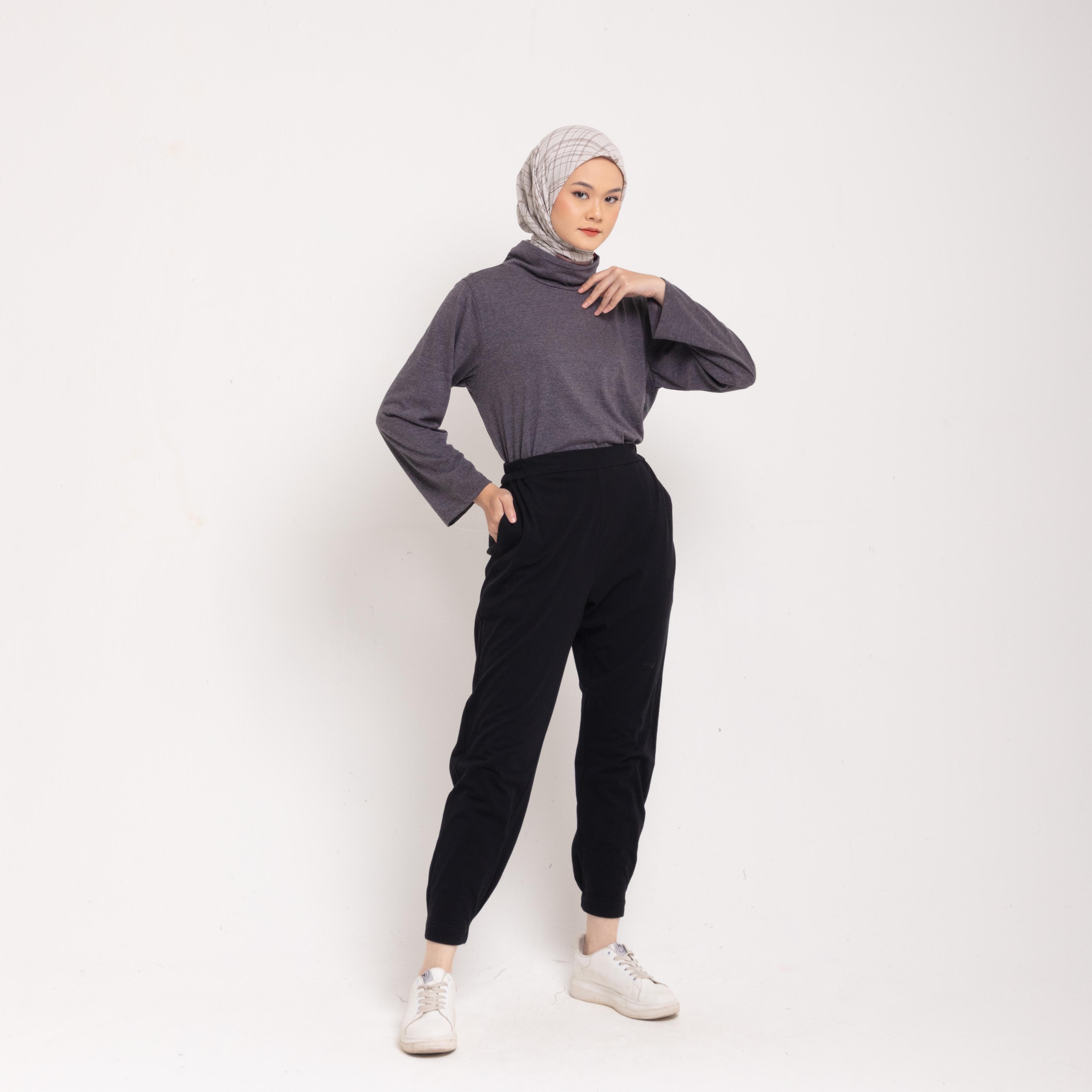 Jogger Panst Combed - Hitam