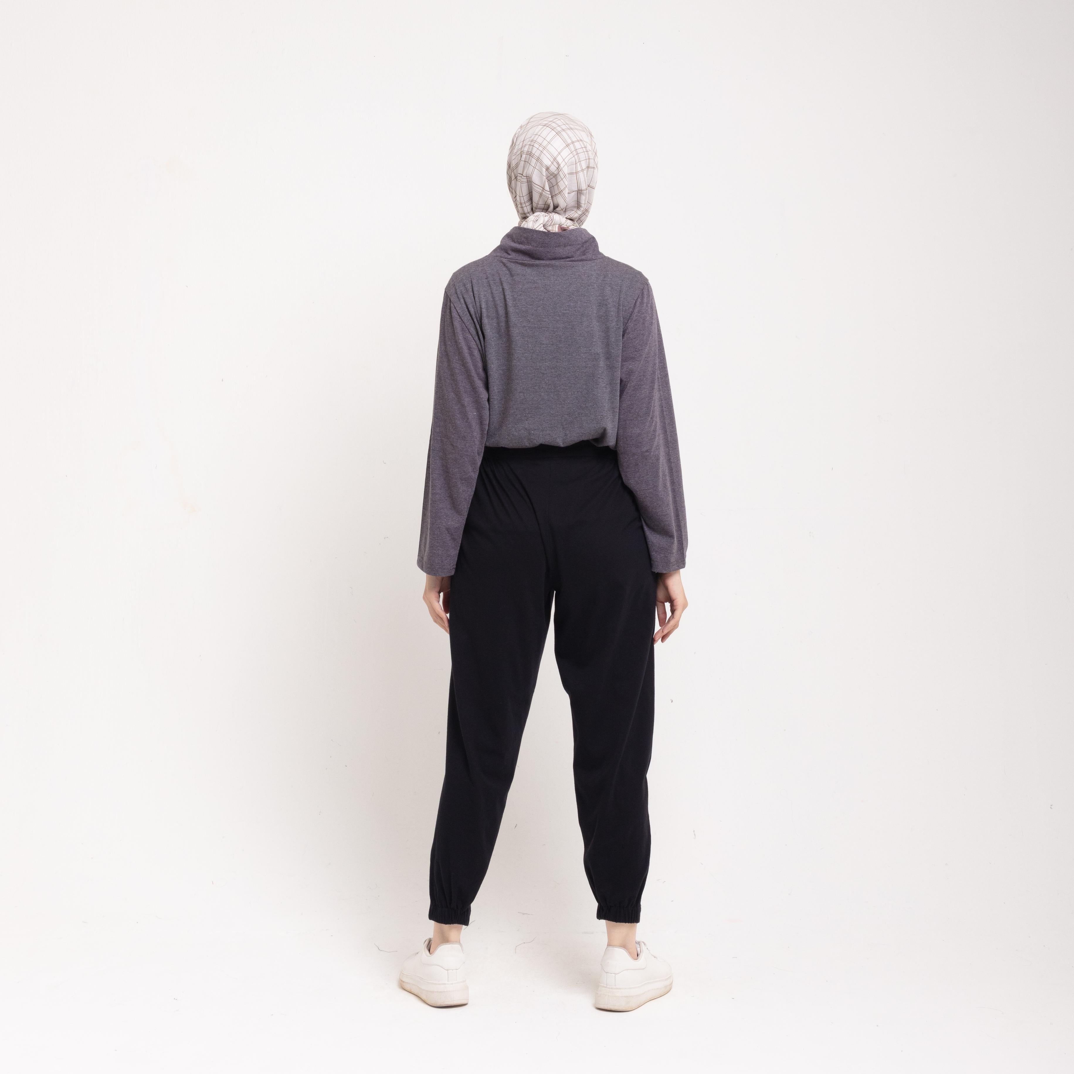 Jogger Panst Combed - Hitam