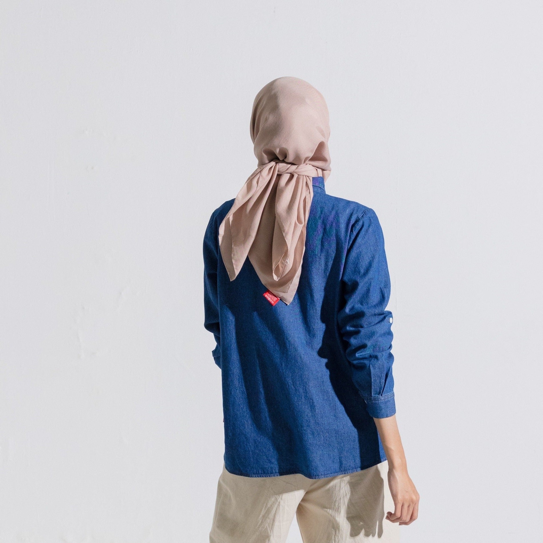 S Tunic Pocket Denim - Biru Tua