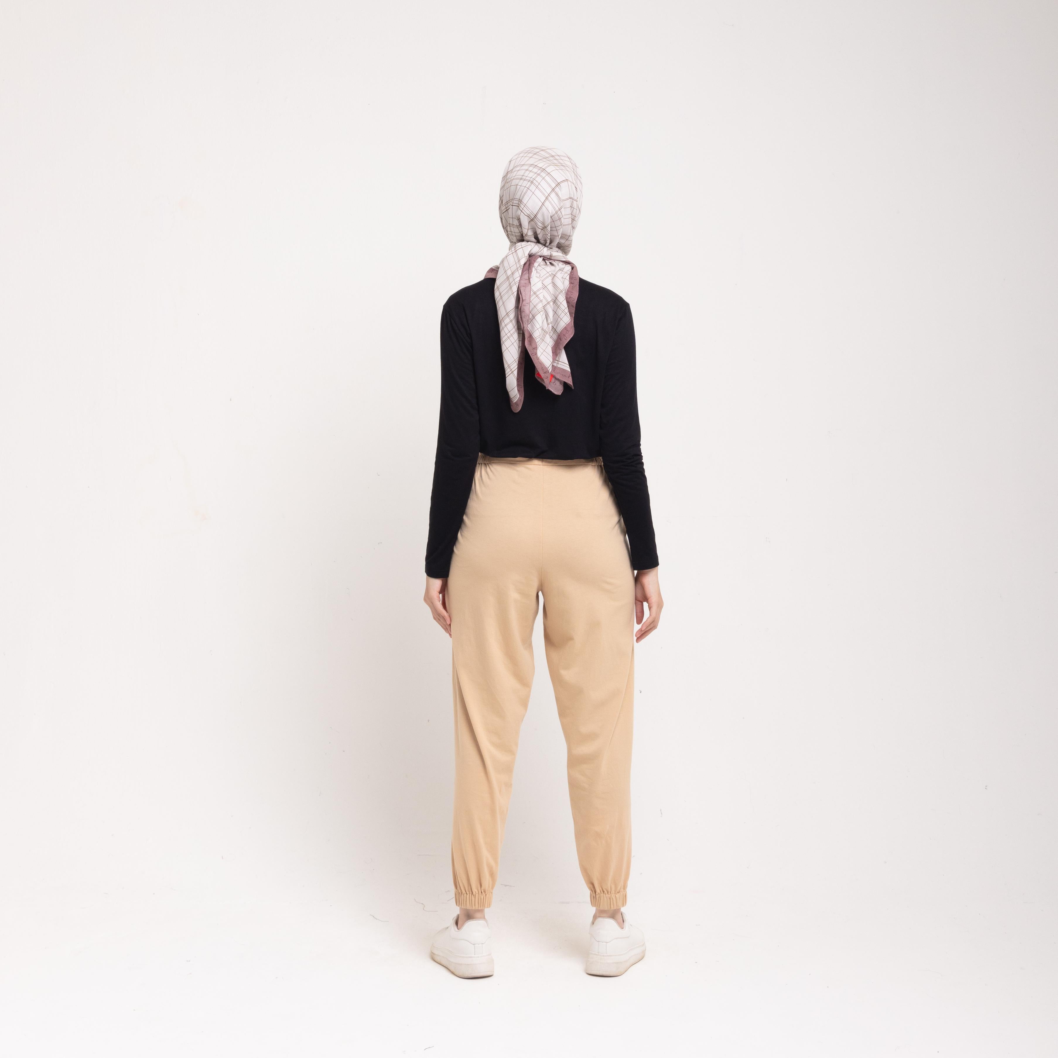 Jogger Pants Combed - Coklat
