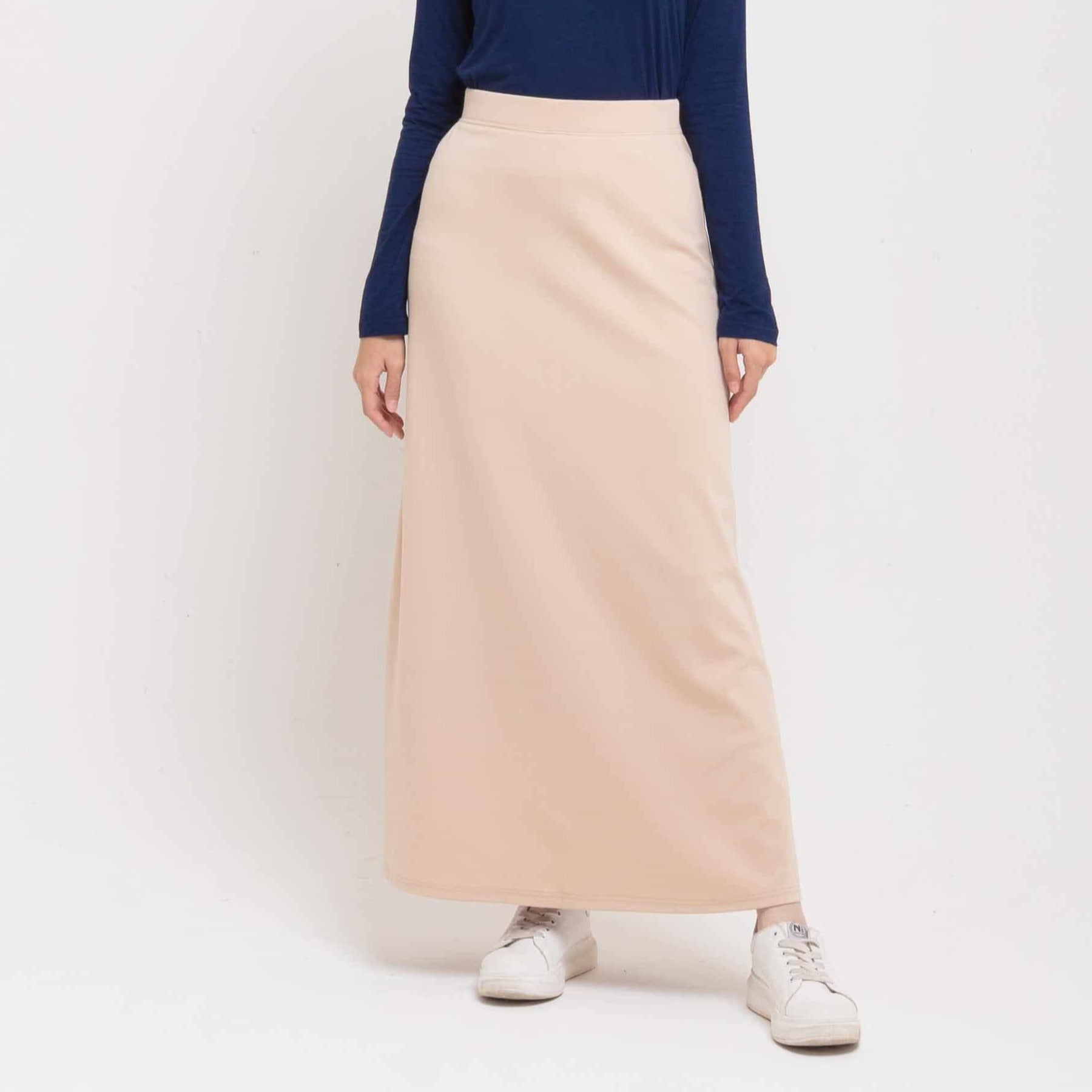 Dauky Bawahan Rok Wanita Straight Skirt - Khaky