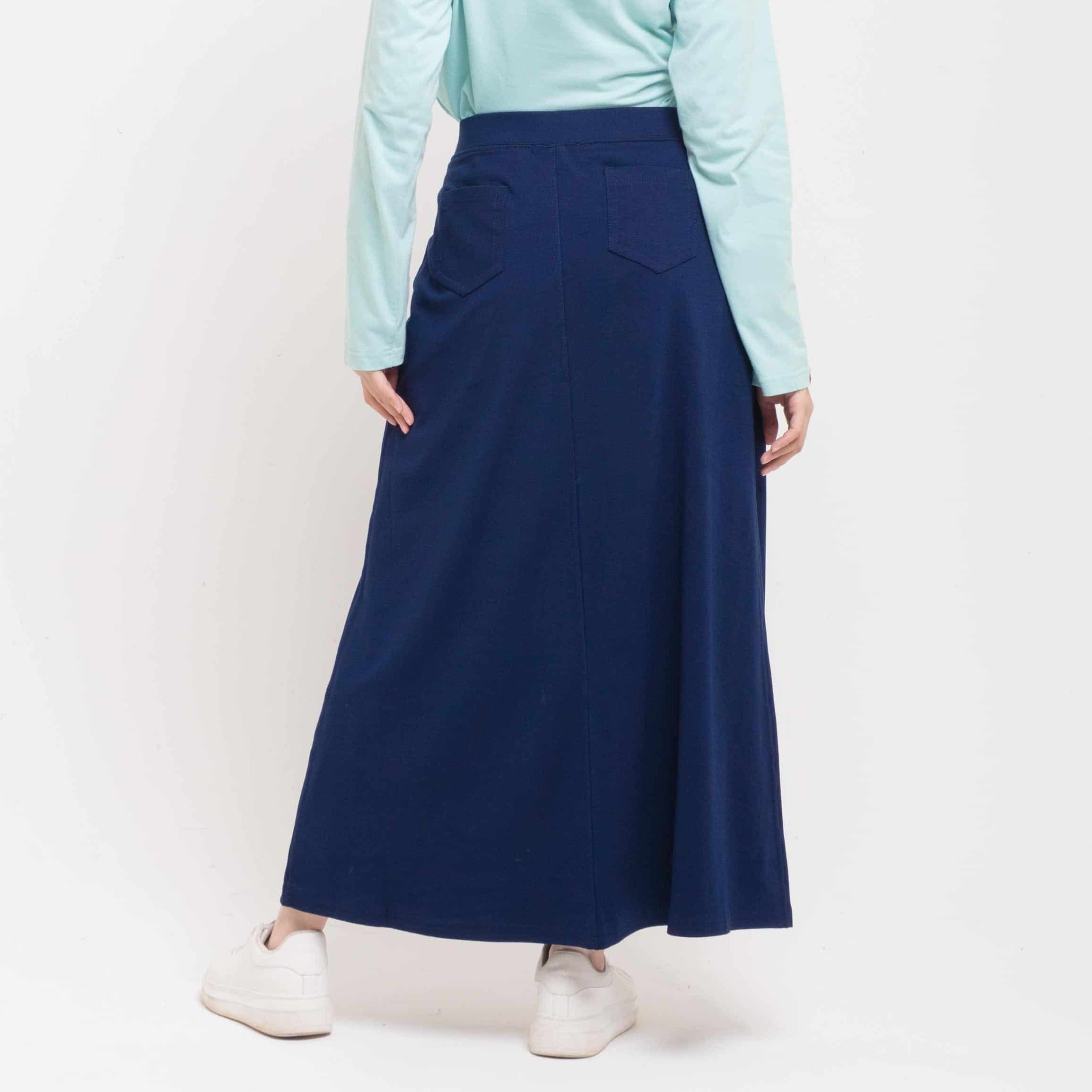 Straight Skirt - Navy
