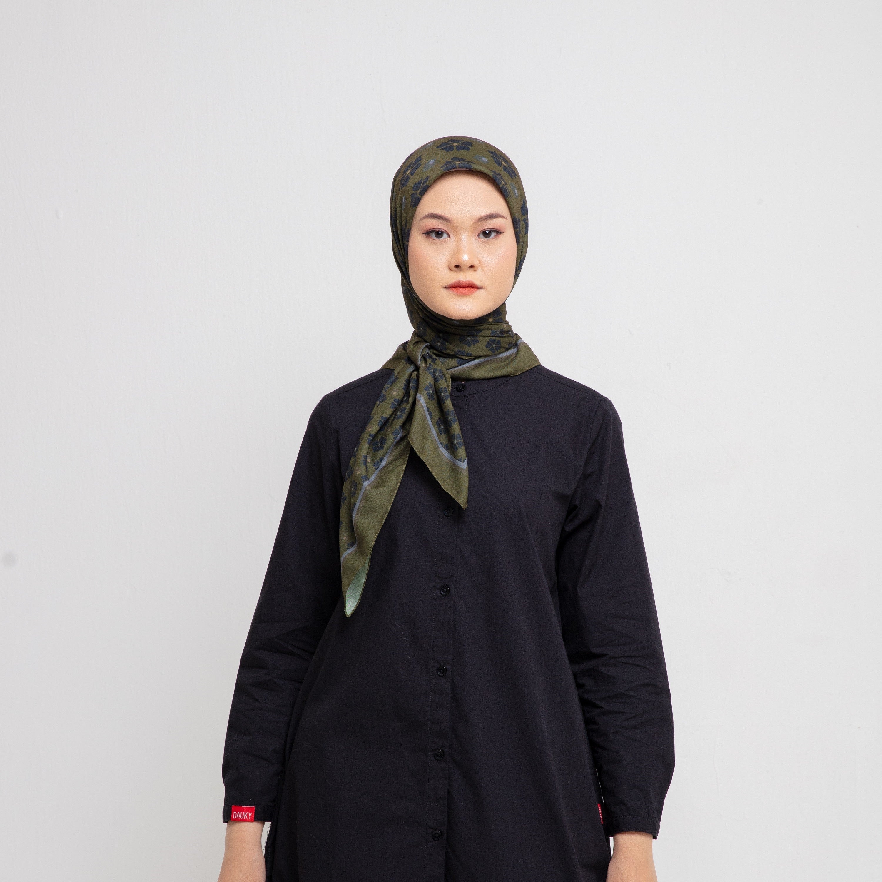 Dauky Hijab Segiempat Alamanda Scarf - Lime