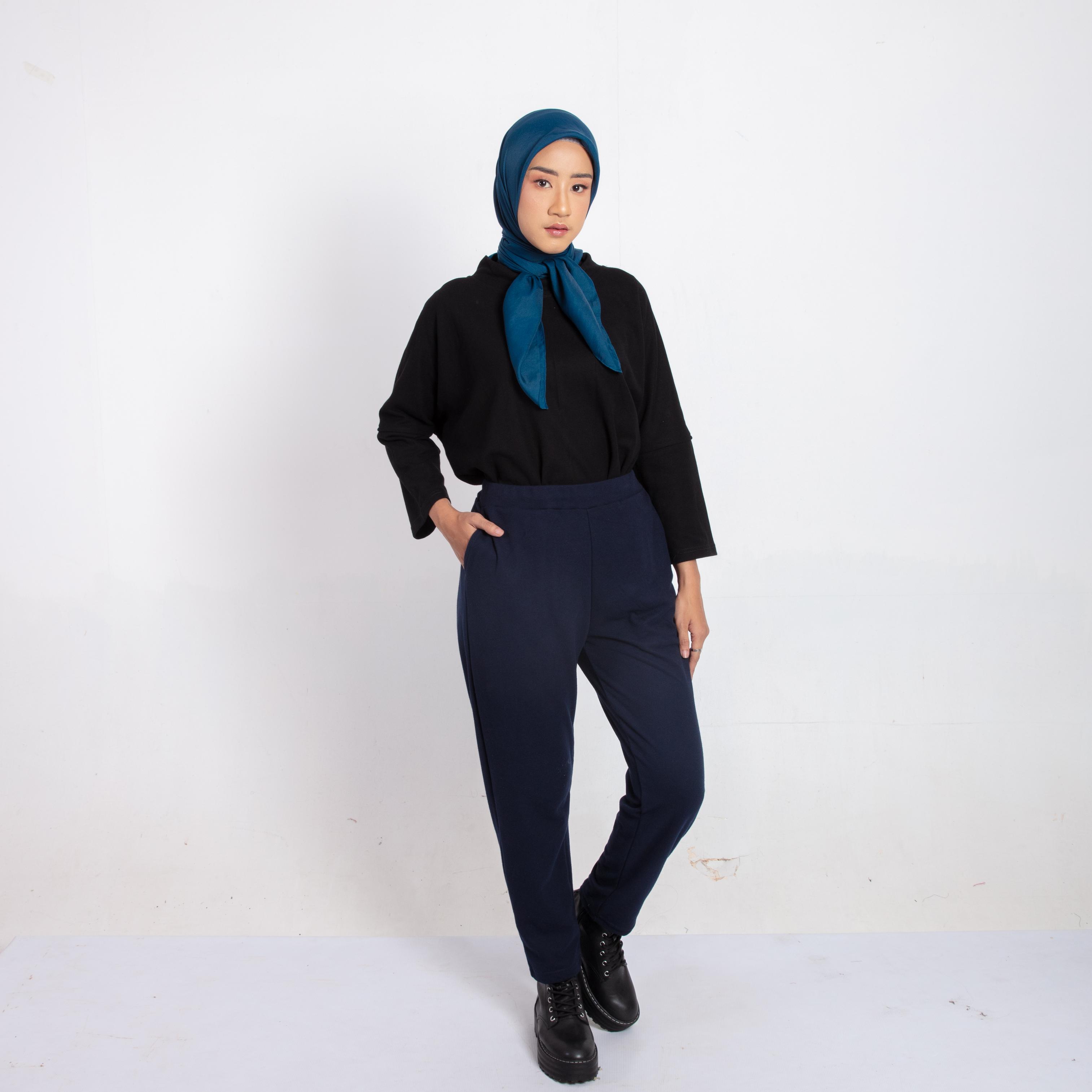 Dauky Celana Pants Palazzo Lacos  Active Collection - Navy