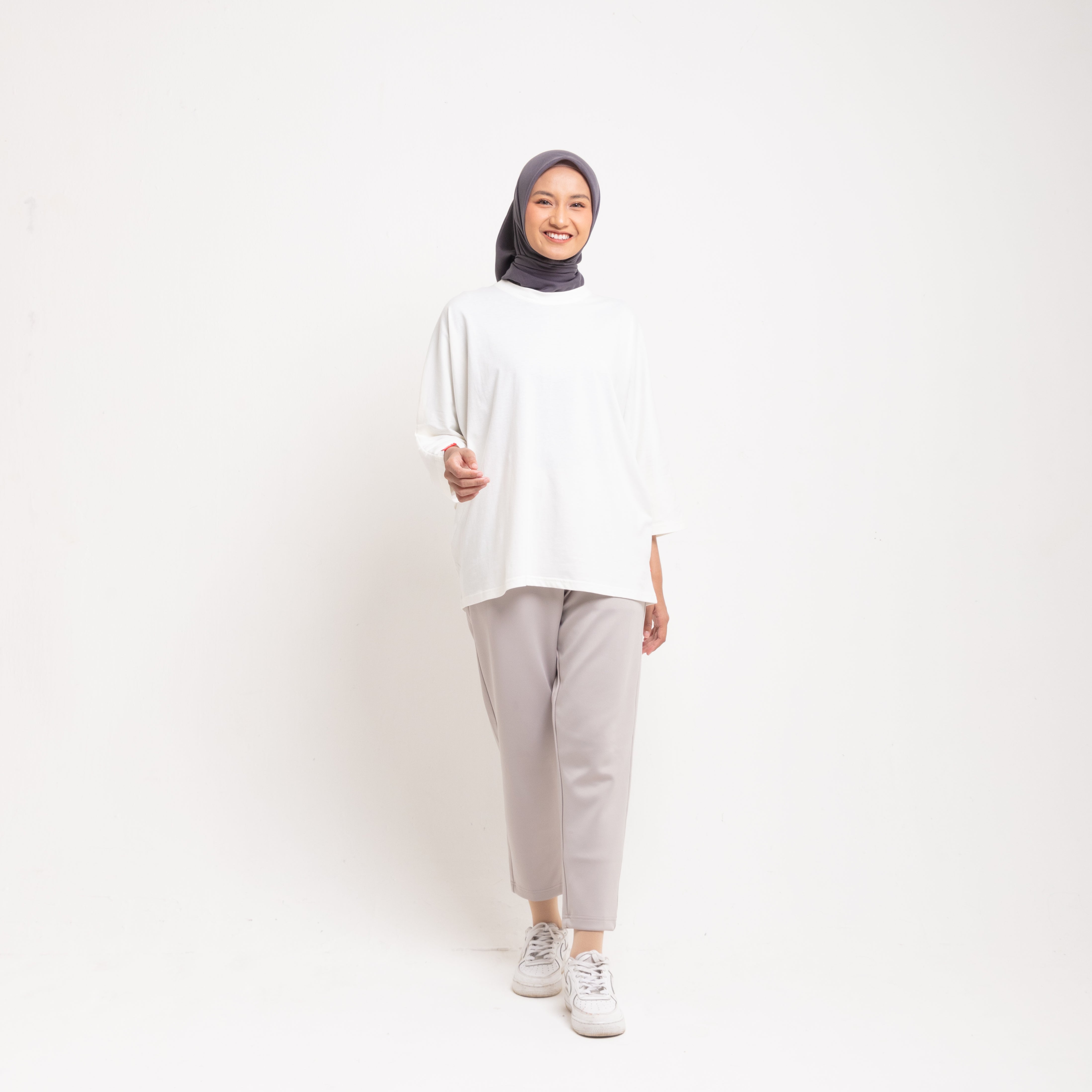 S Tunik Combed Batwing - Putih