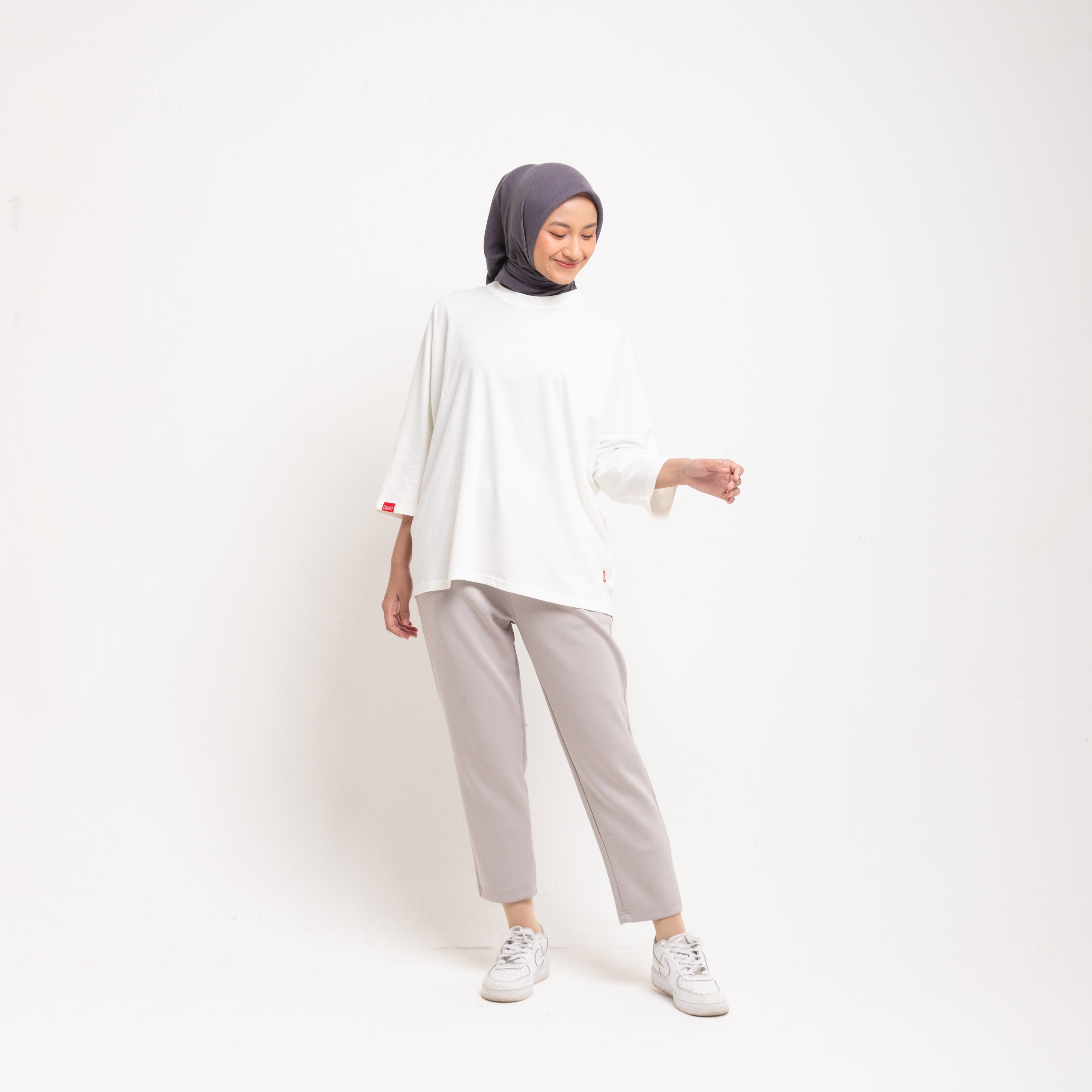 S Tunik Combed Batwing - Putih