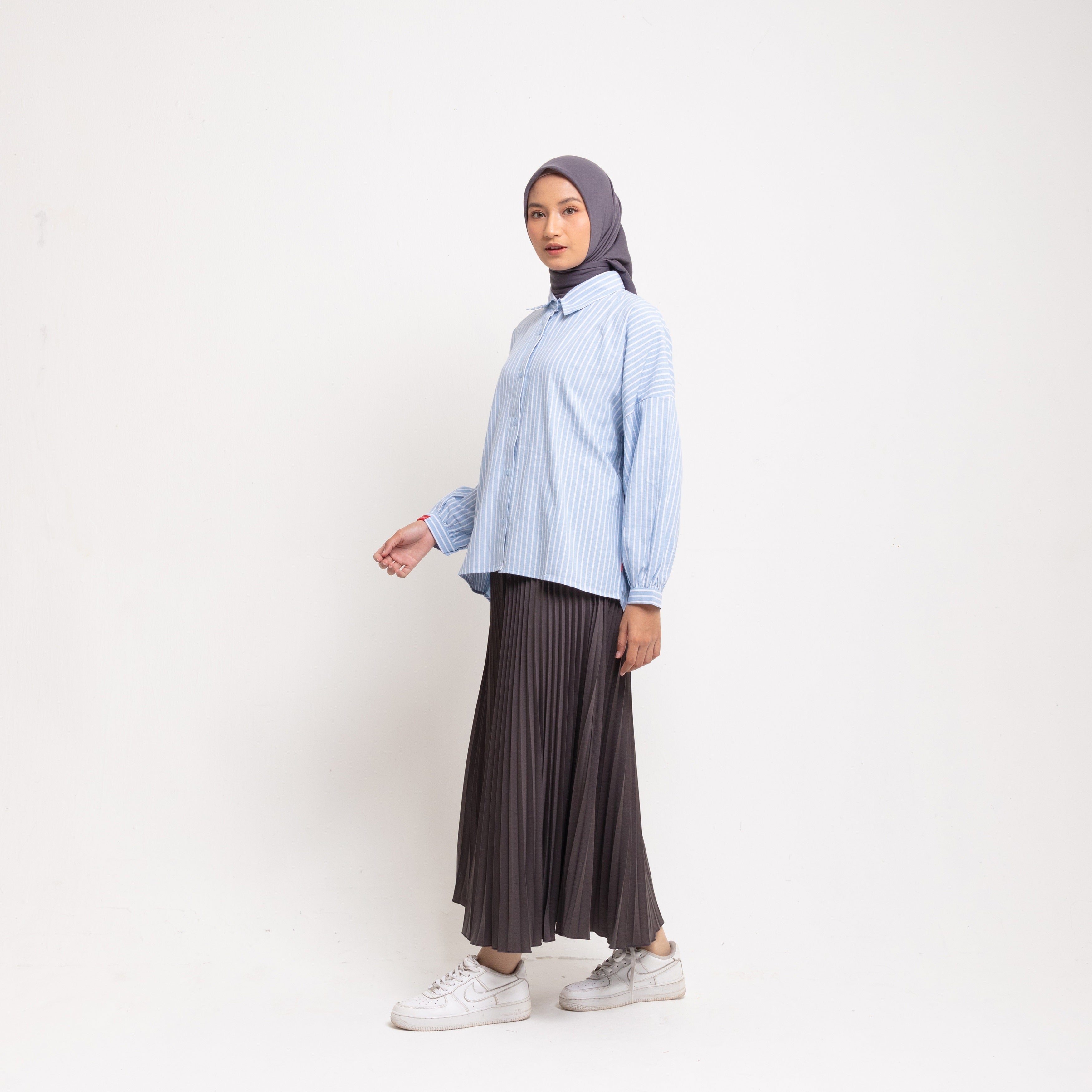M Tunik Oversize Line Pattern