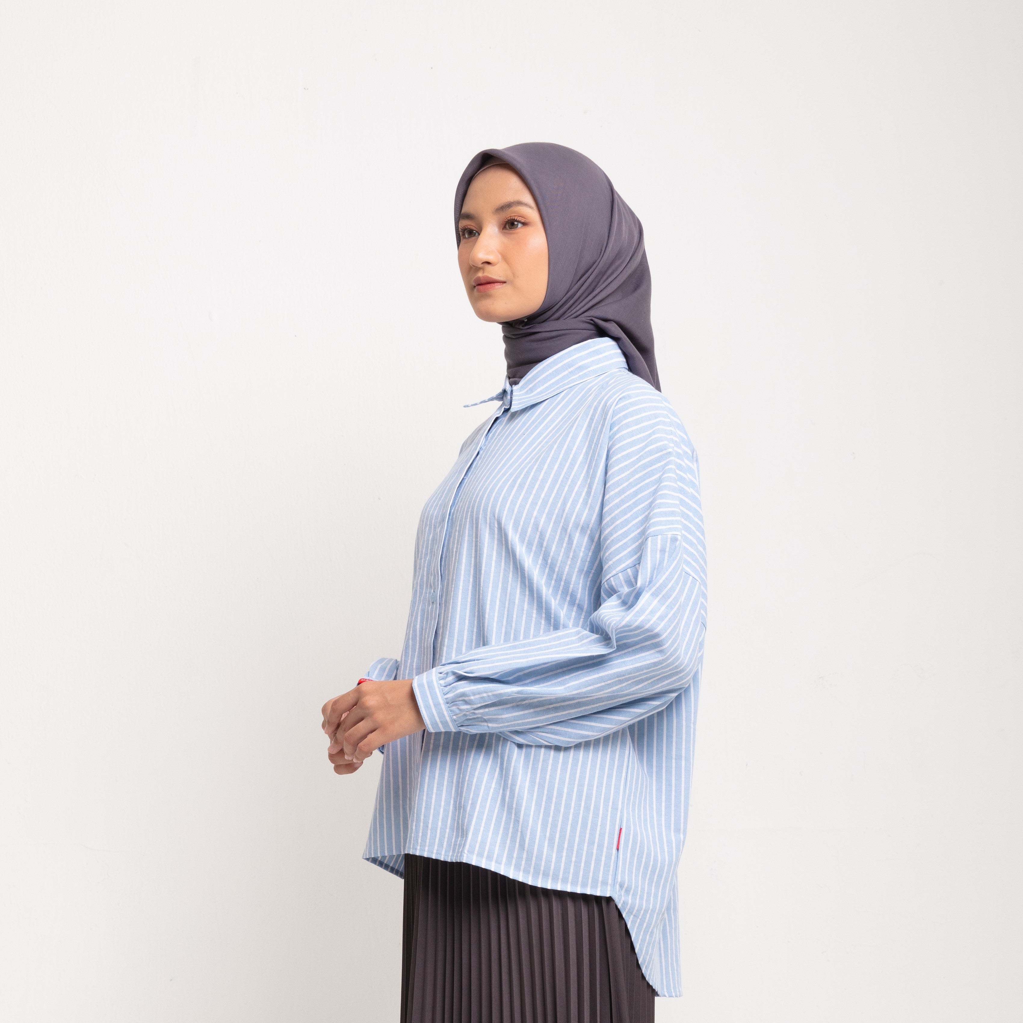M Tunik Oversize Line Pattern
