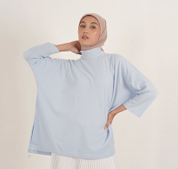 Dauky Atasan Wanita S Tunik Lacos Active Tunik Collection - Biru Muda
