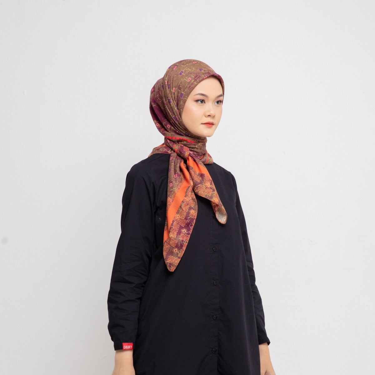 Bohe Pattern Scarf - Teracotta