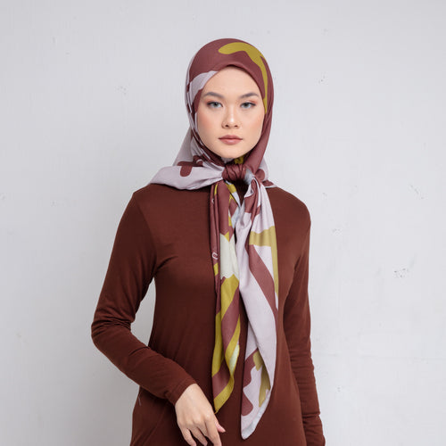 DAUKY Hijab Segiempat Buffalo Scarf
