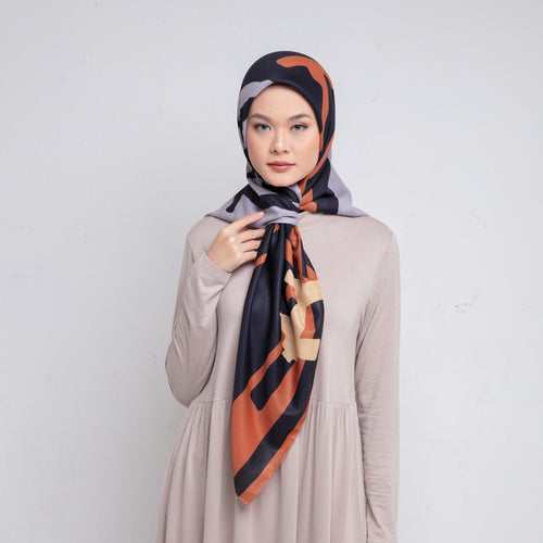 DAUKY Hijab Segiempat Buffalo Scarf