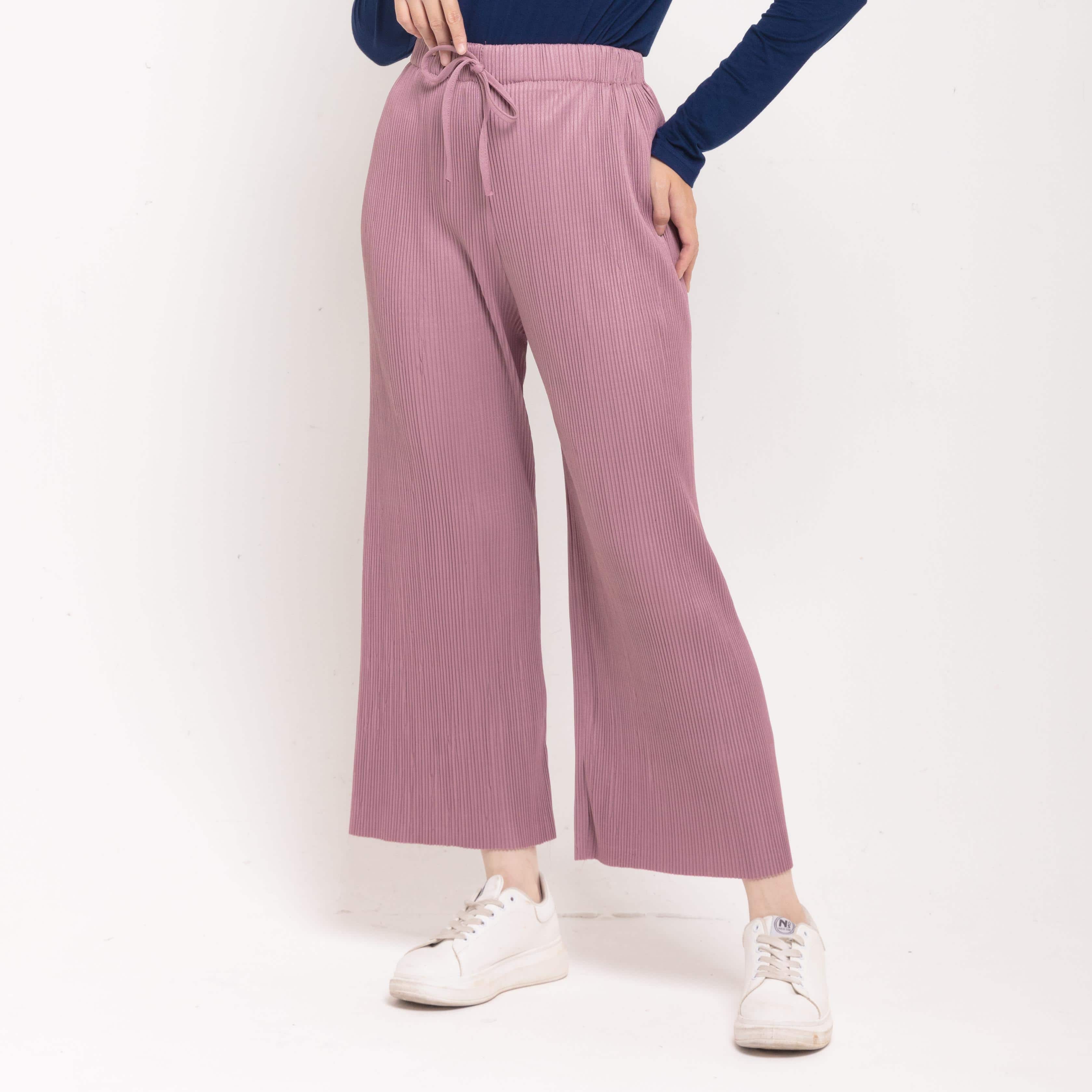 Kulot Pleats - Burgundy