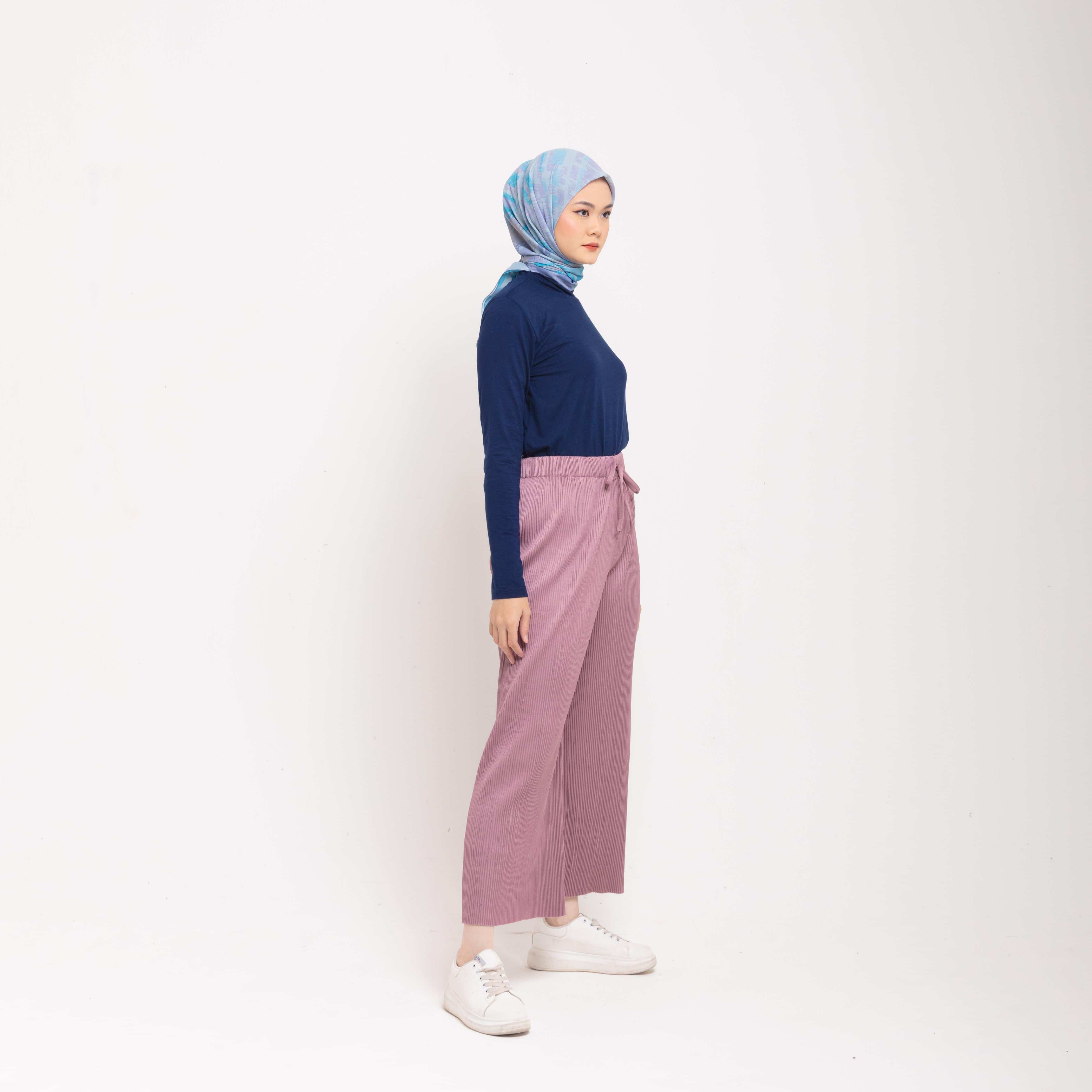 Kulot Pleats - Burgundy