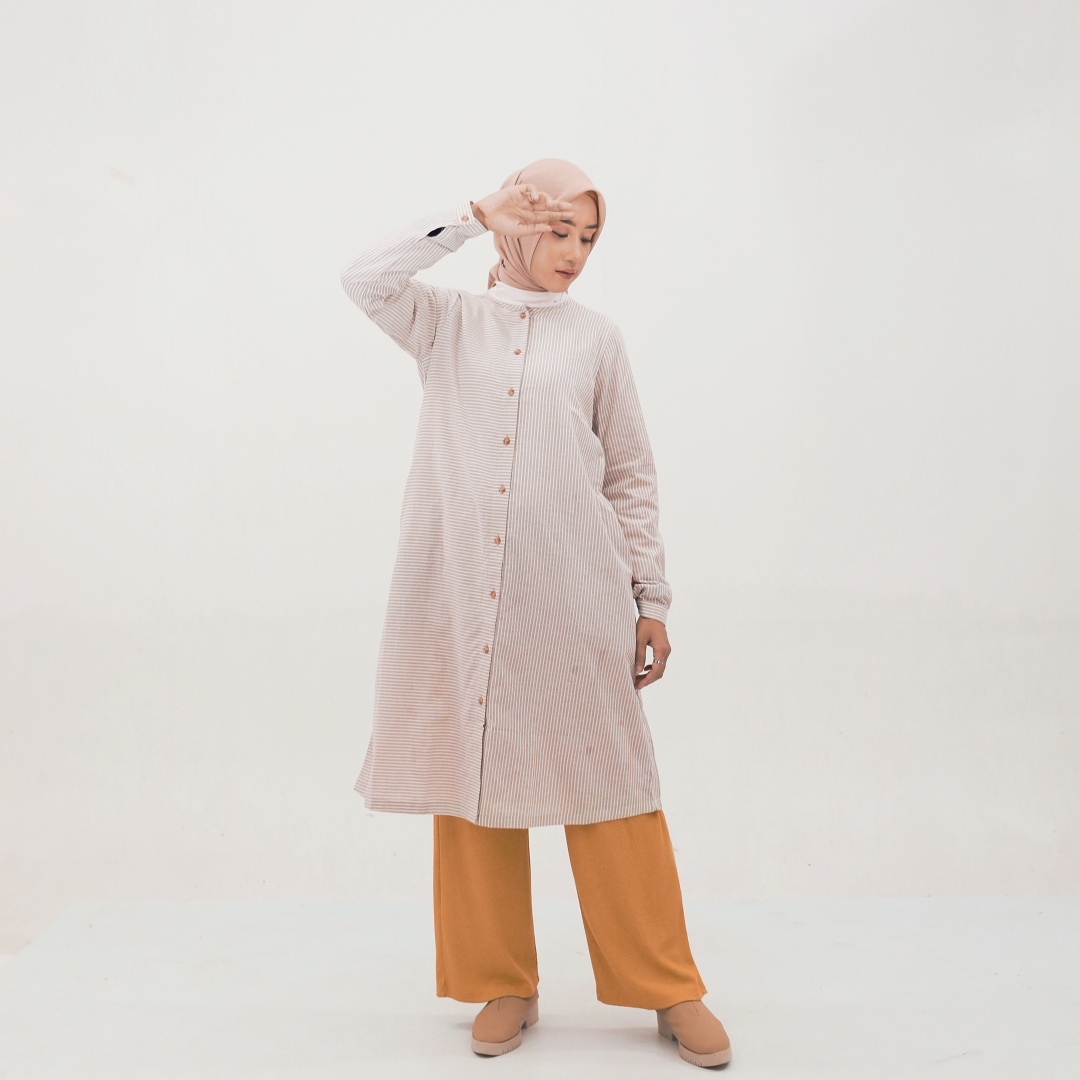 L Tunik Basic Stripe Smart Tunic Collection