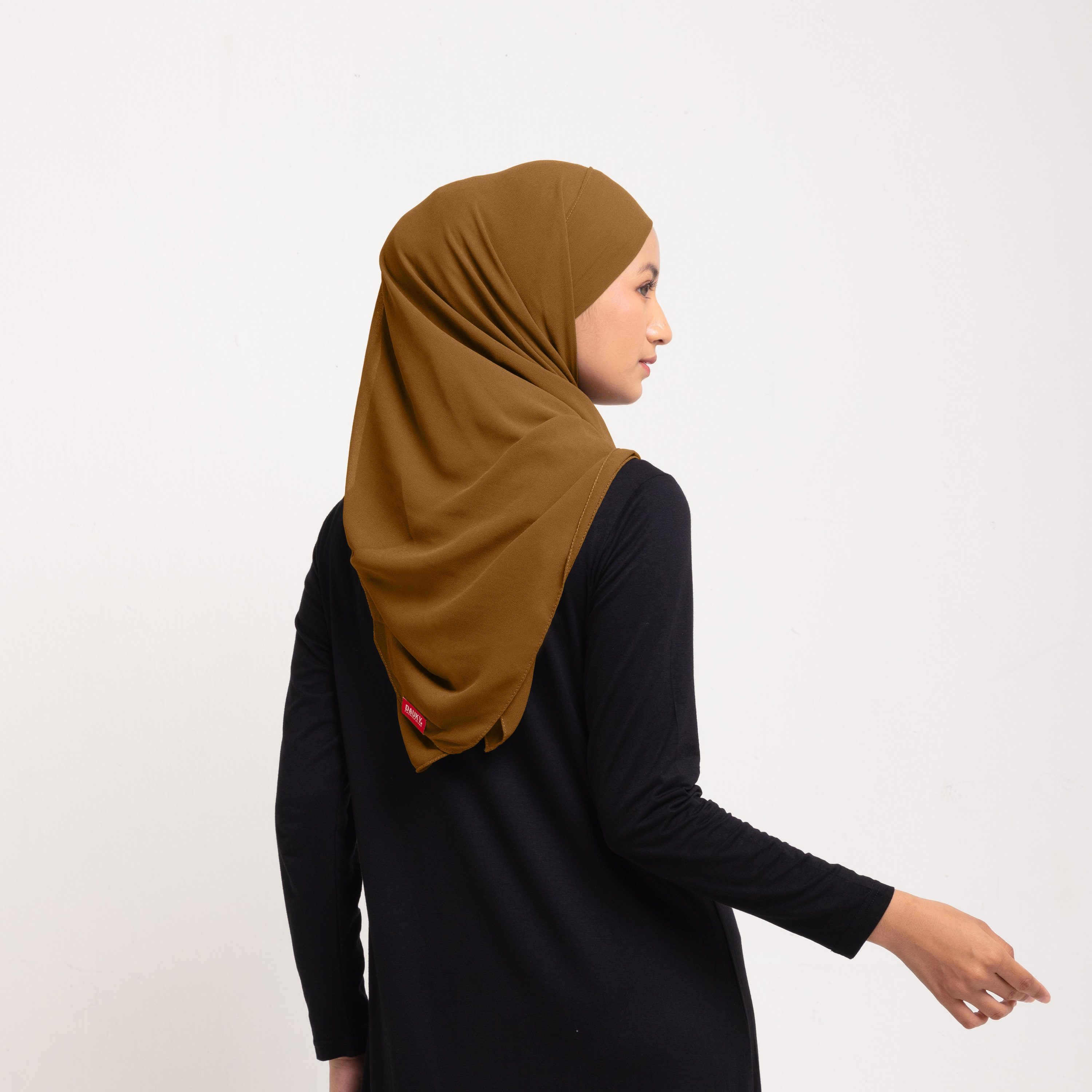 Hijab Square Instan - Coklat