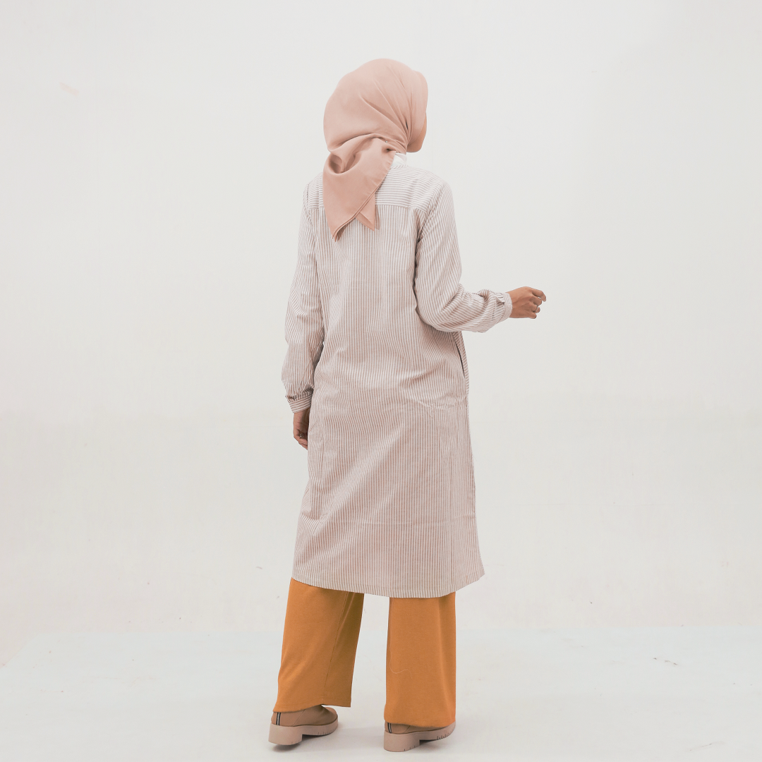 L Tunik Basic Stripe Smart Tunic Collection