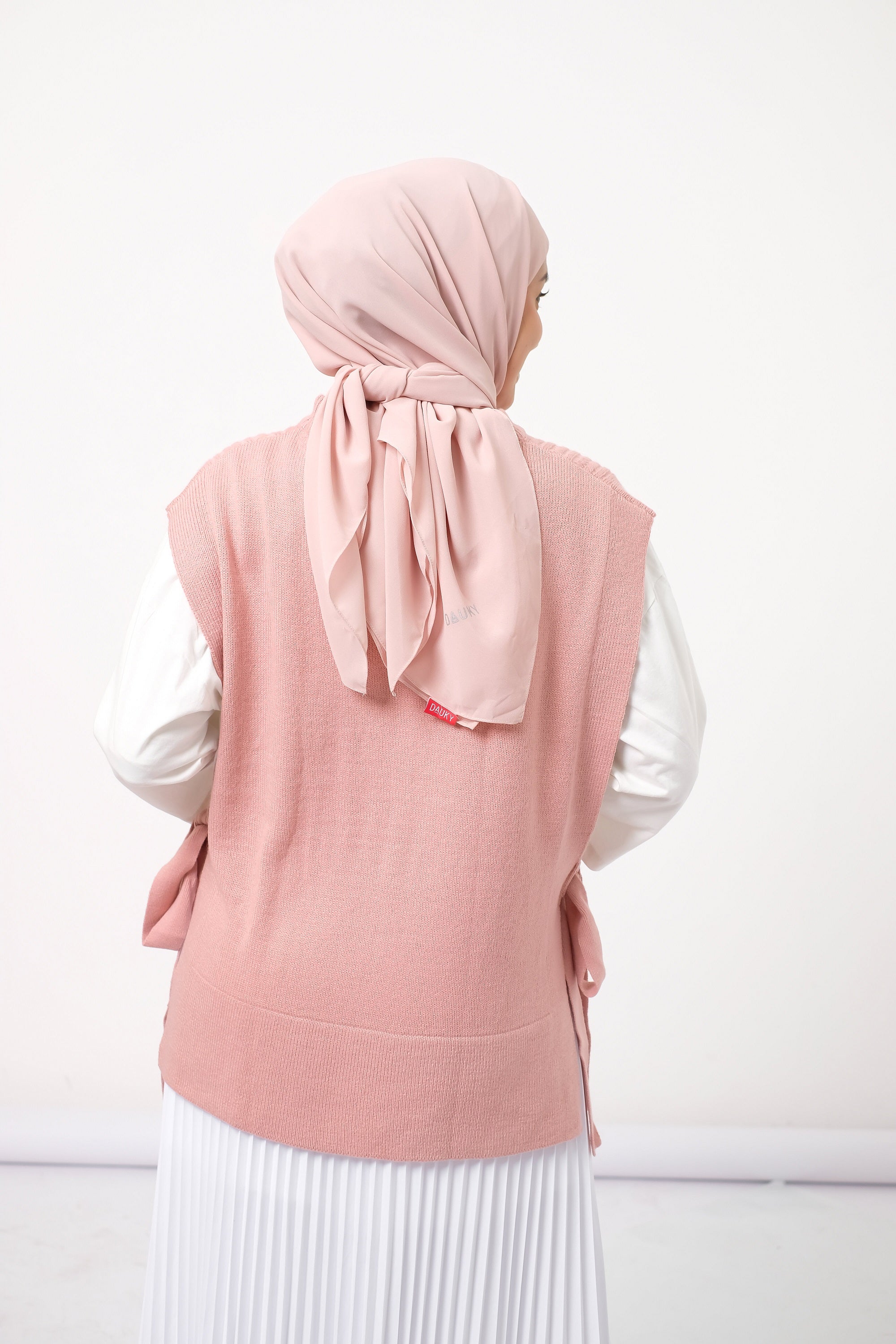Vest Knit Cotton - Dustypink