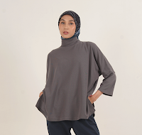 Dauky Atasan Wanita S Tunik Lacos Active Tunik Collection - Dark Grey