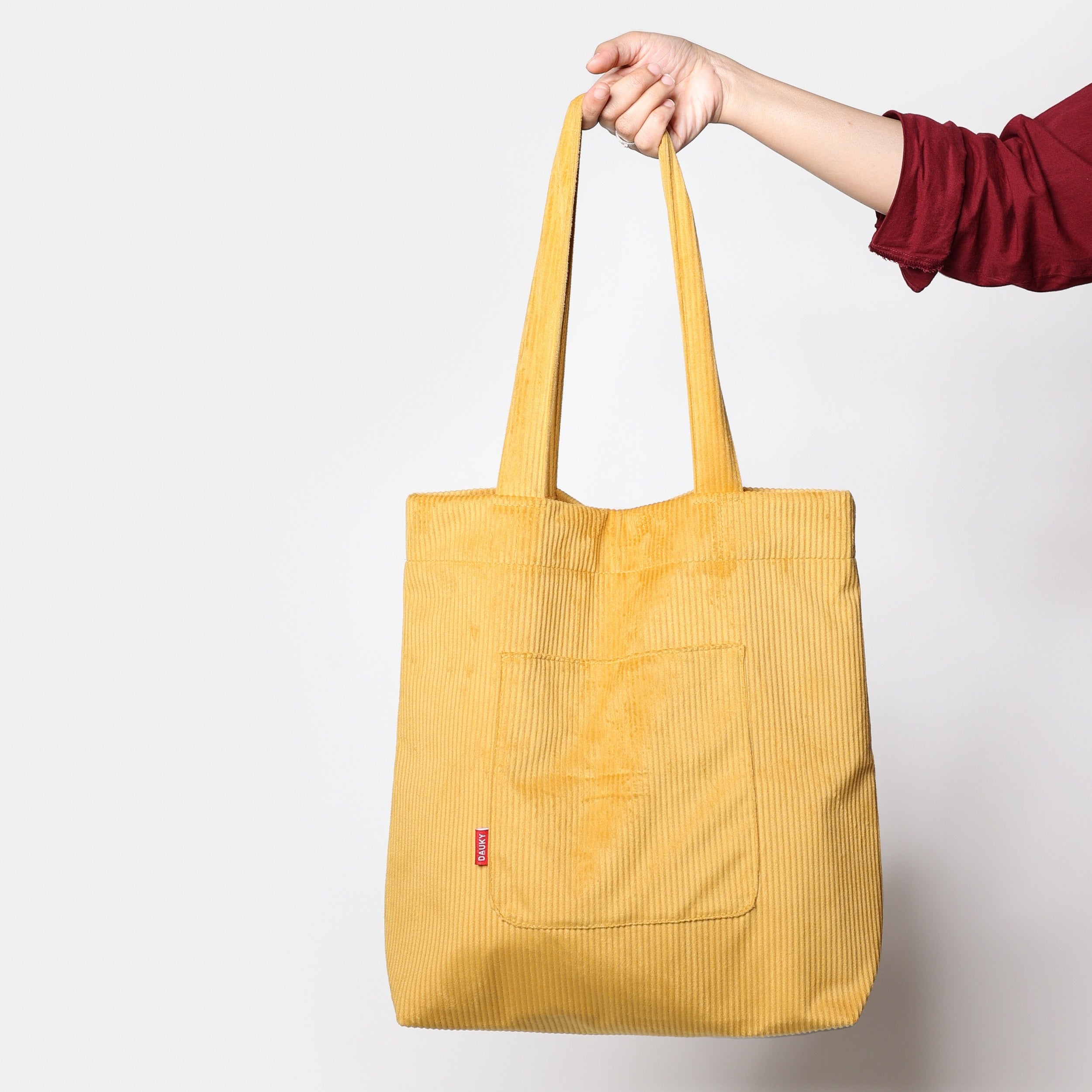 Corduroy Totebag - Mustard
