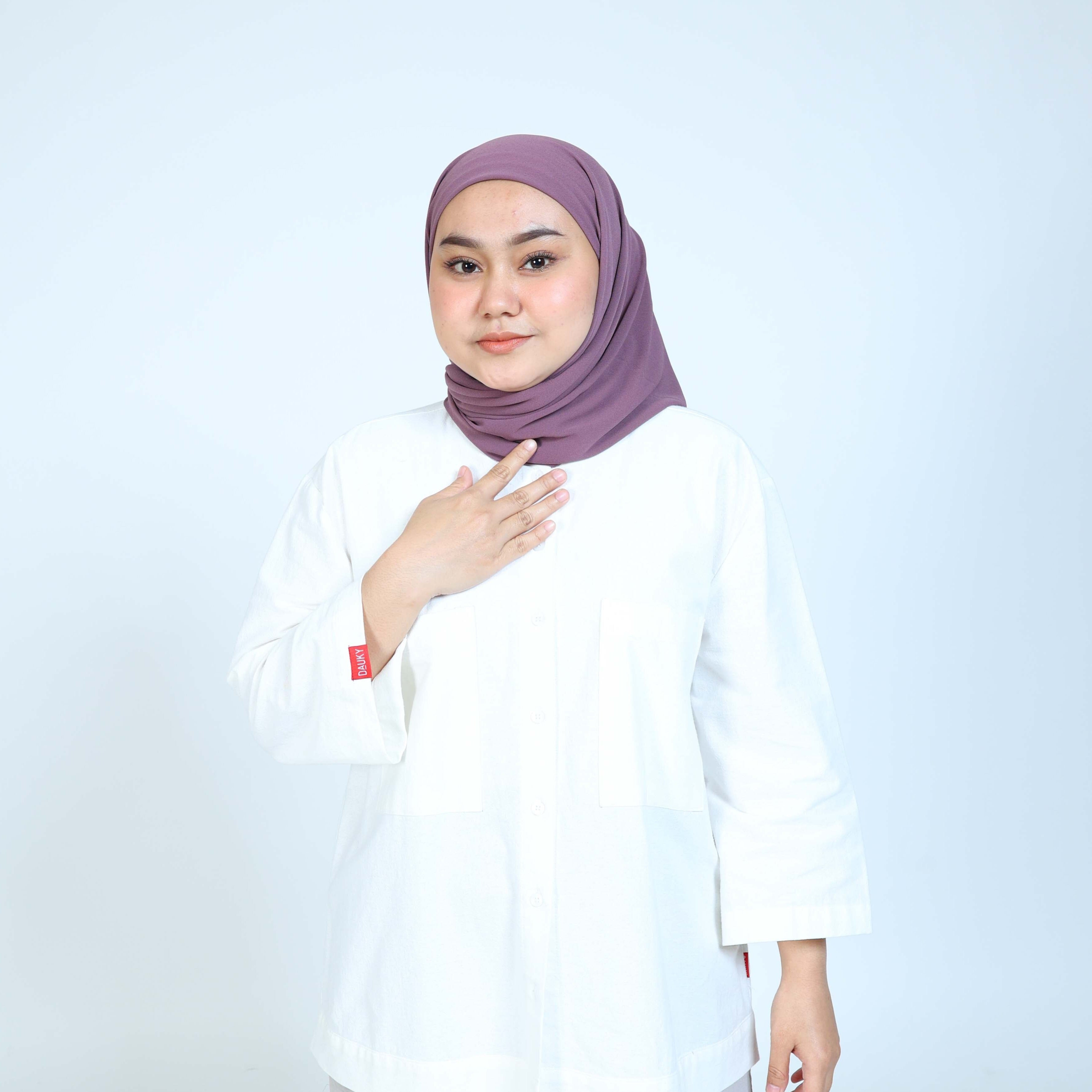 Dauky Hijab Instant Inner Square - Taro