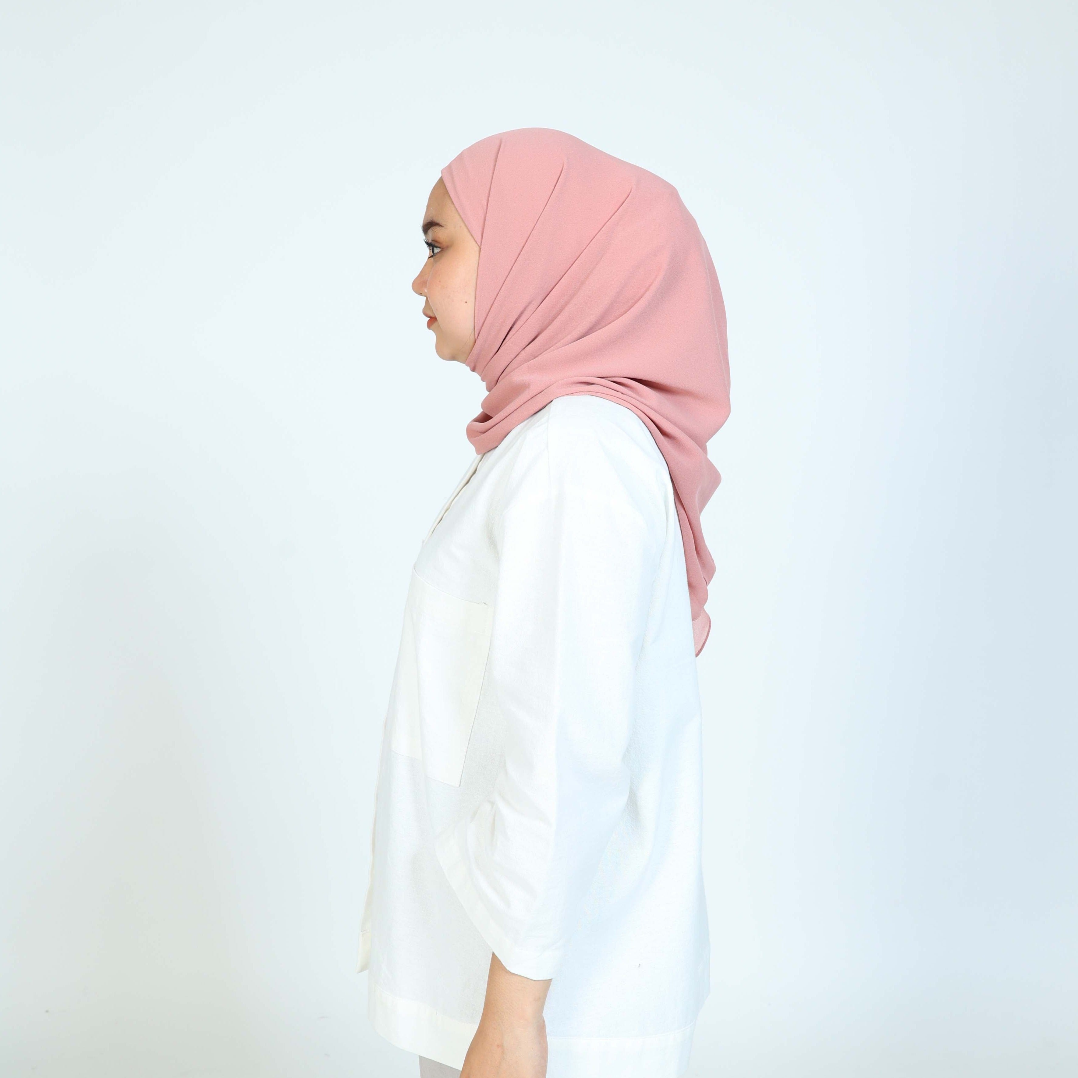 Dauky Hijab Instant Inner Square - Peach